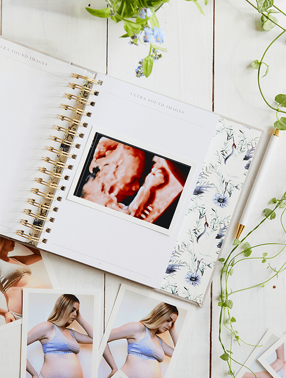 Bump. My Pregnancy Journal. Light Grey
