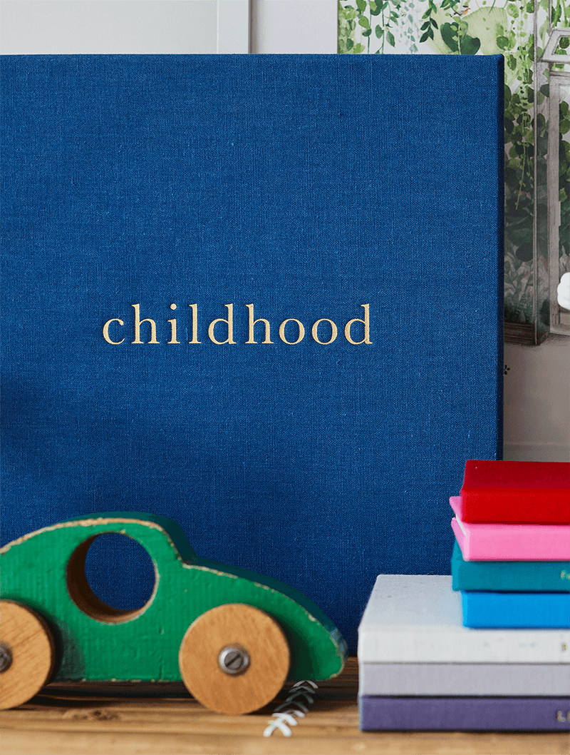 Childhood. Your Childhood Memories. Royal Blue