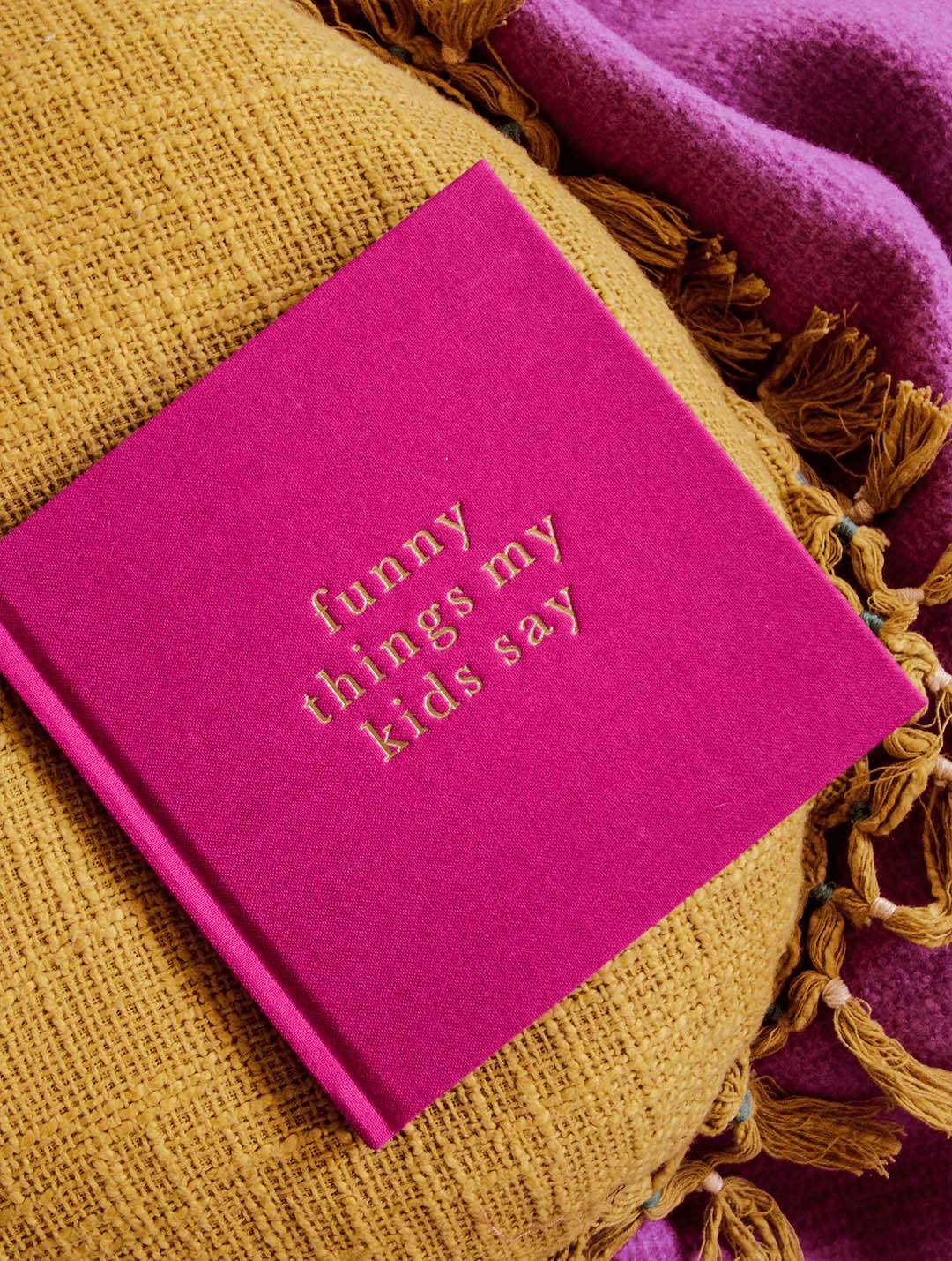 Funny Things My Kids Say Journal. Magenta