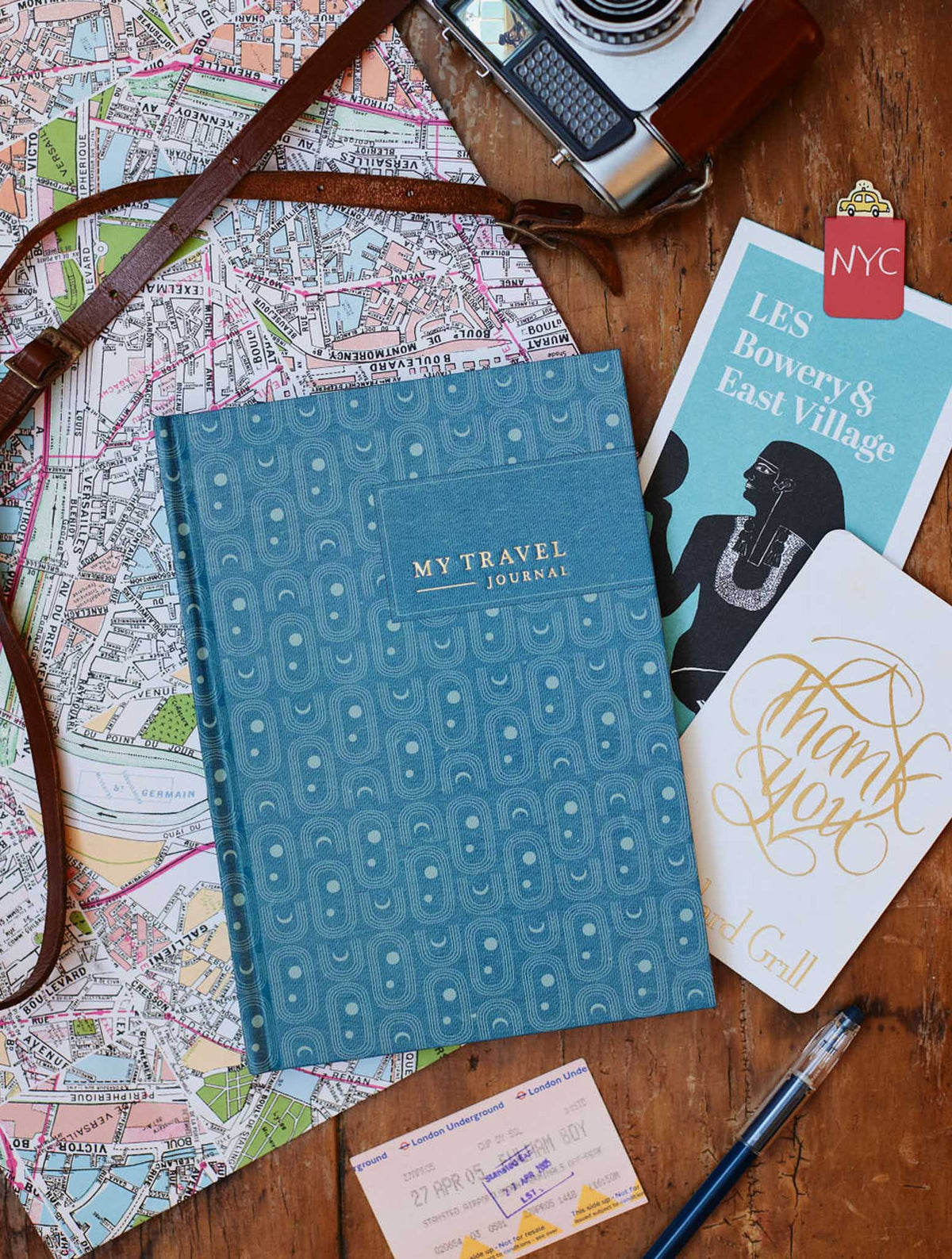 My Travel Journal. Blue