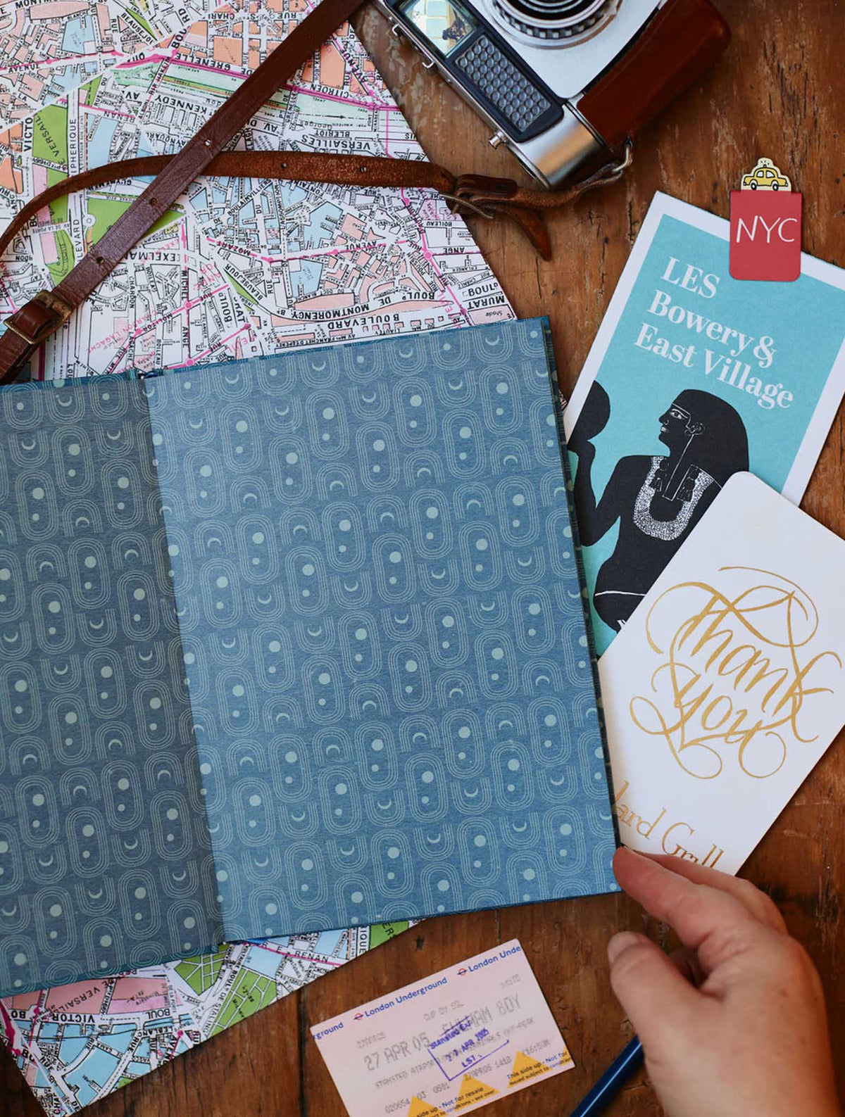 My Travel Journal. Blue