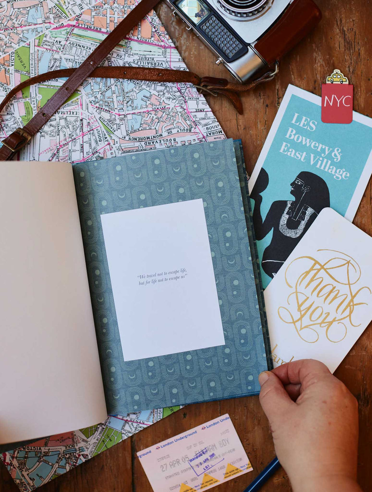 My Travel Journal. Blue