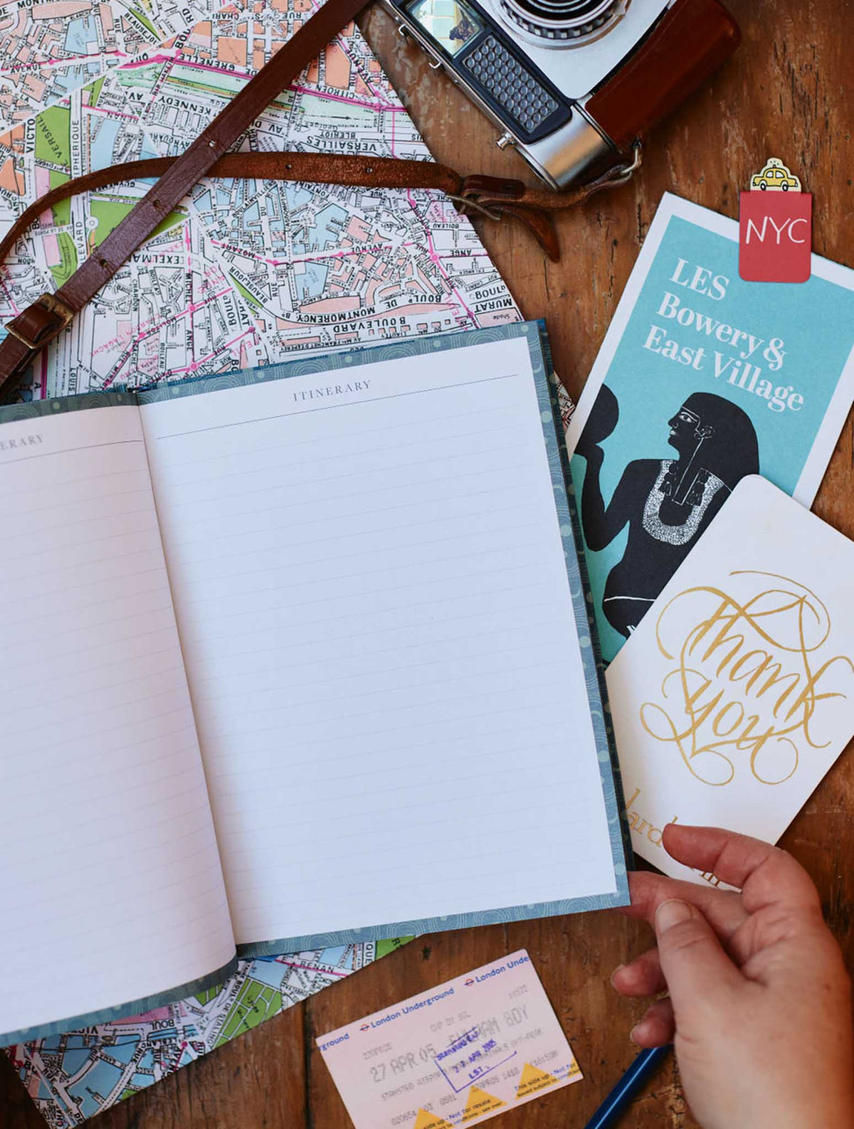 My Travel Journal. Blue