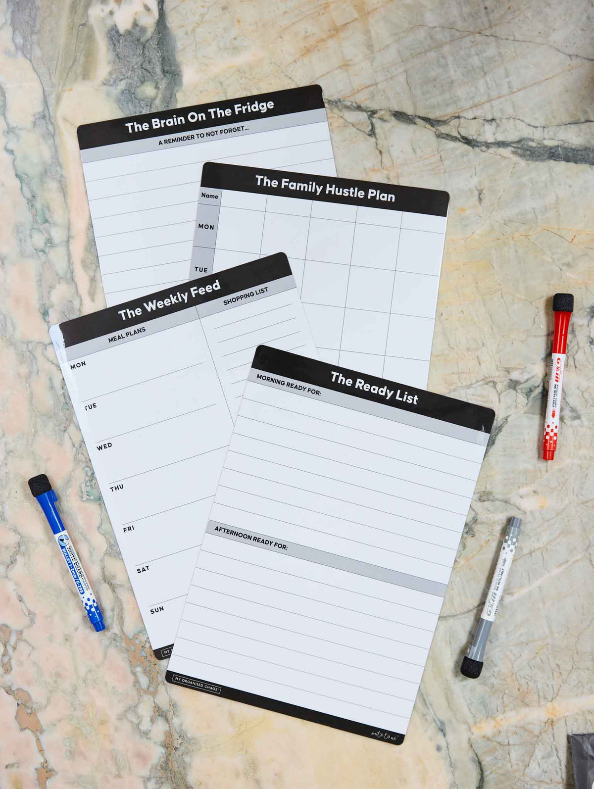 Life On The Fridge. Complete Magnetic Planner Bundle