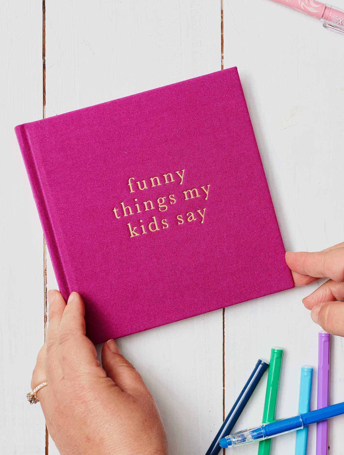 Funny Things My Kids Say Journal. Magenta