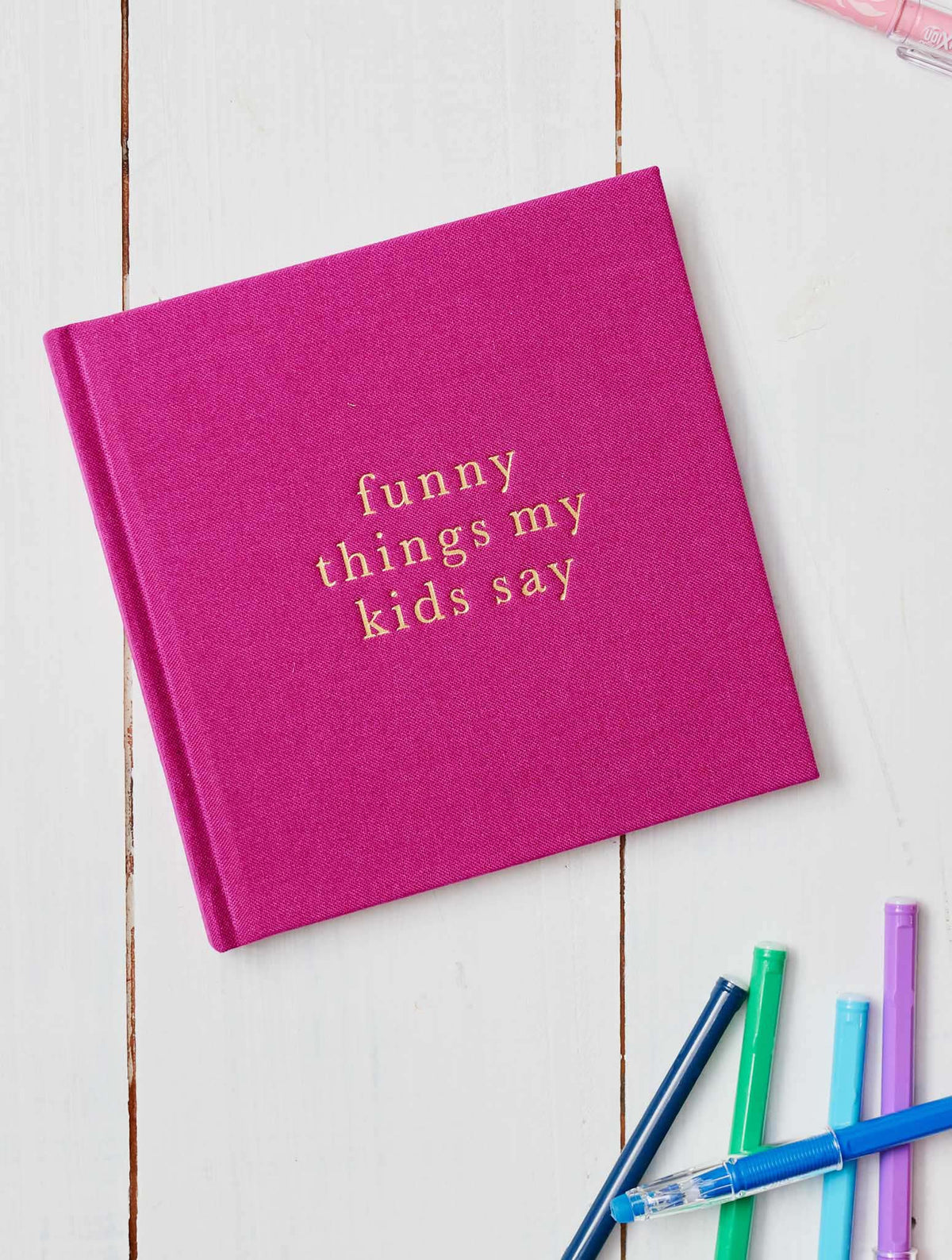 Funny Things My Kids Say Journal. Magenta