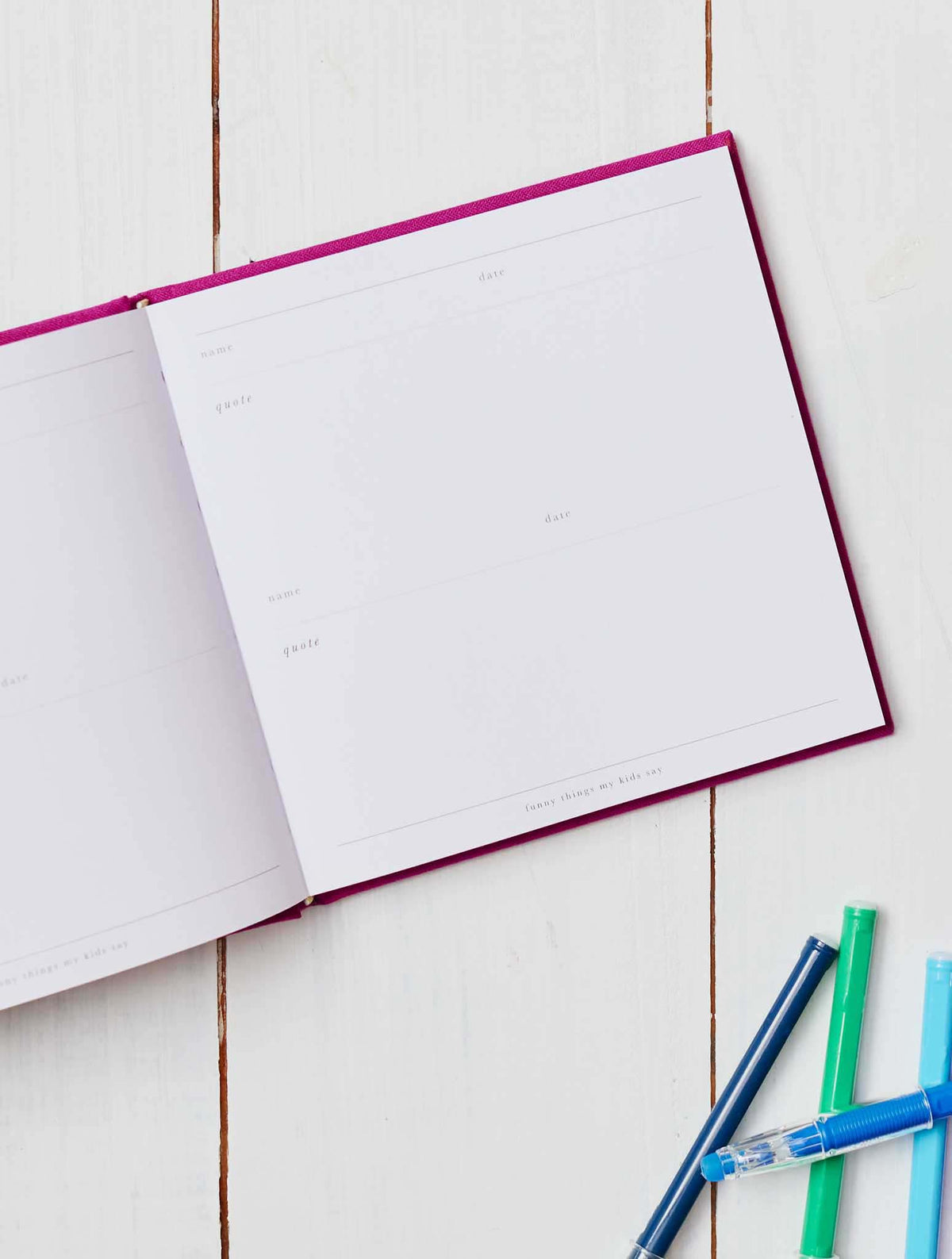 Funny Things My Kids Say Journal. Magenta