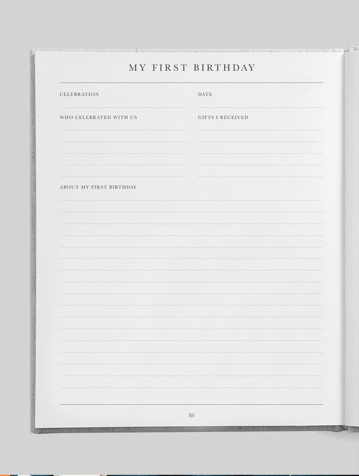 Baby. First Year Of You. Seafoam. Slightly Imperfect