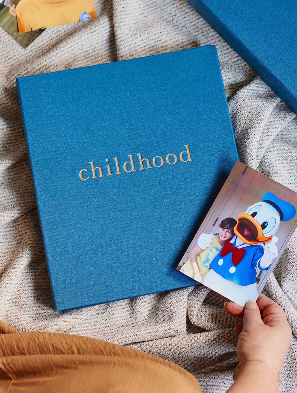 Childhood. Your Childhood Memories. Royal Blue