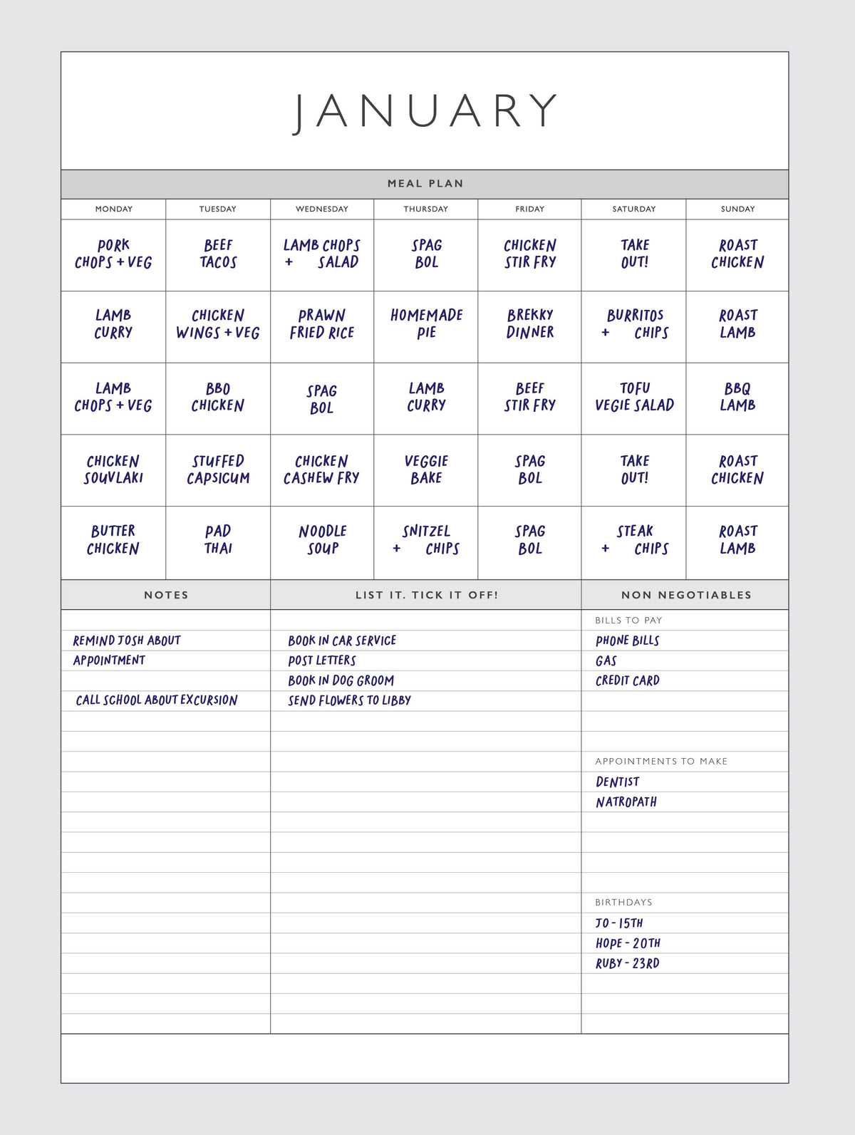2027 Home Hustle Planner. Preorder