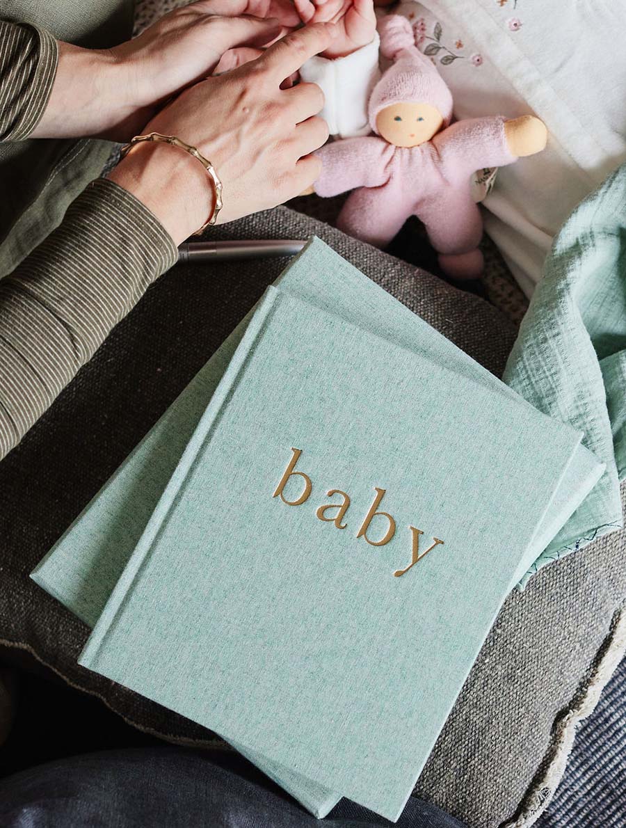 Baby. First Year Of You. Seafoam. Slightly Imperfect