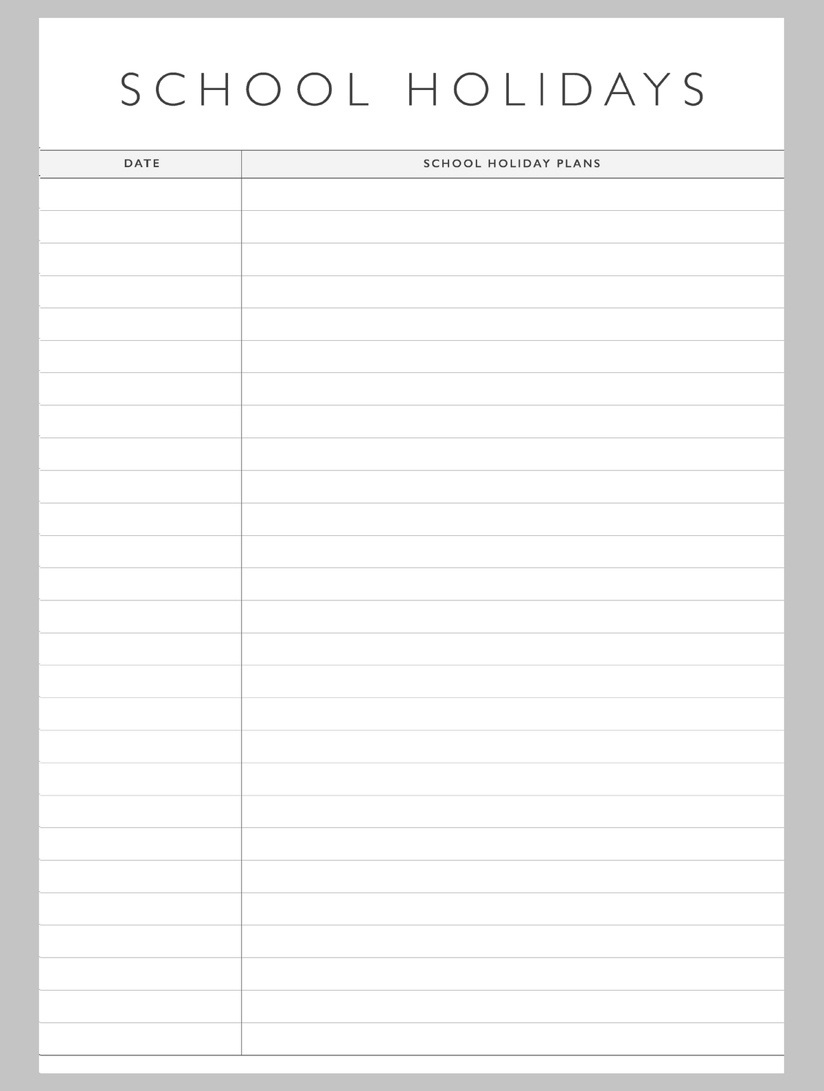 2026 Family Chaos Planner