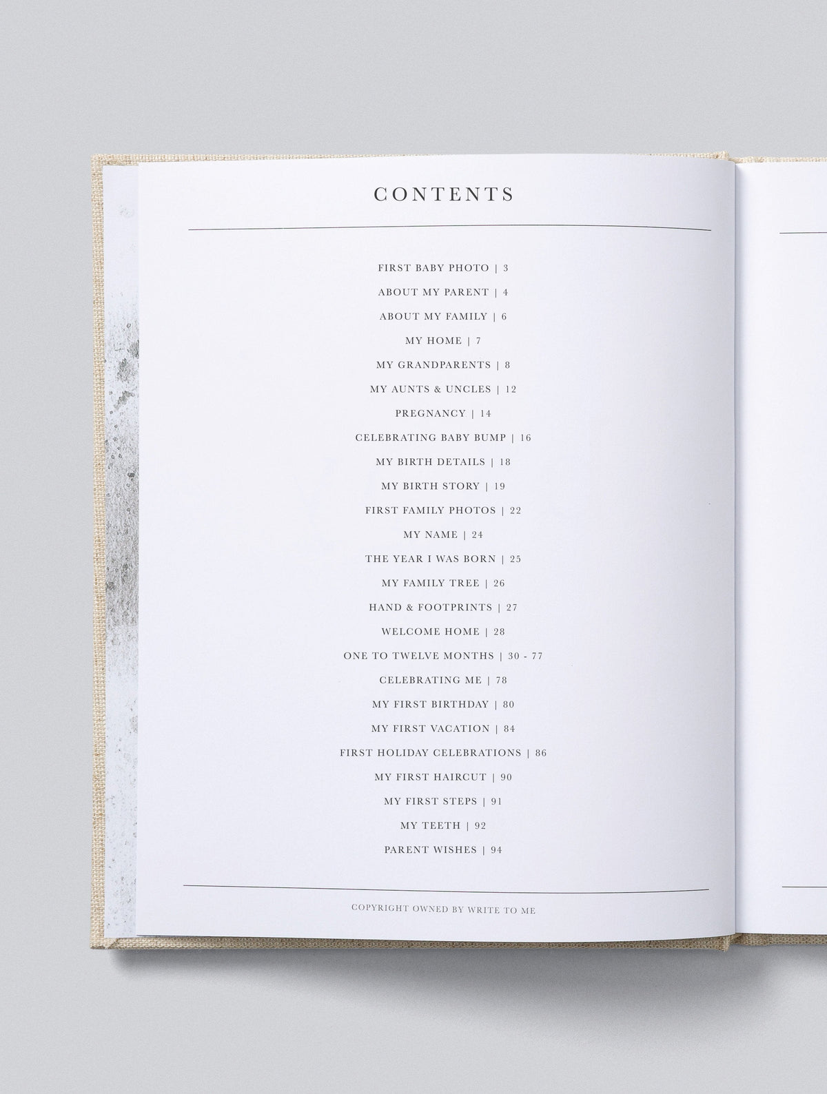 Baby. First Year Of You. Oatmeal. Slightly Imperfect