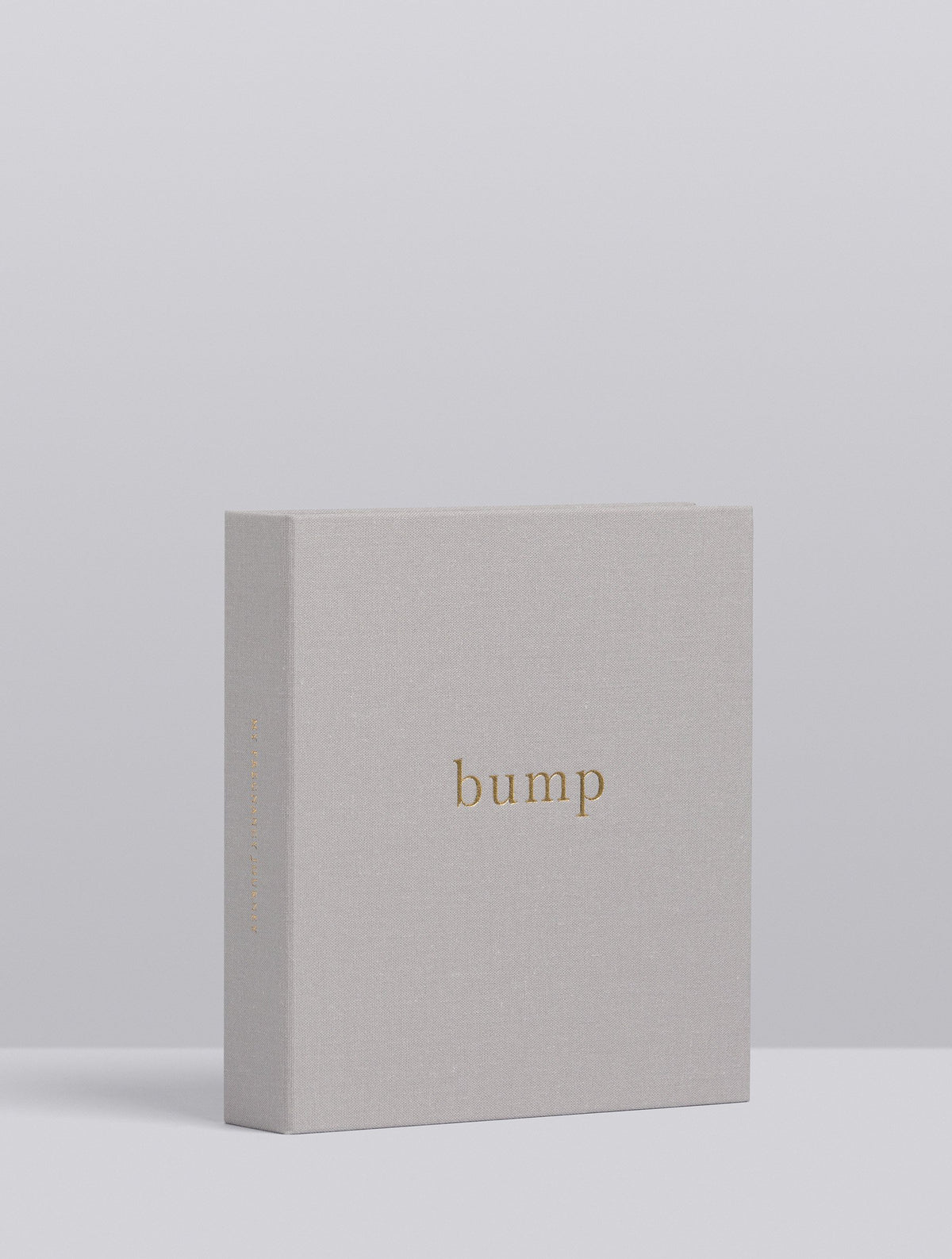 Bump. My Pregnancy Journal. Light Grey. Slightly Imperfect