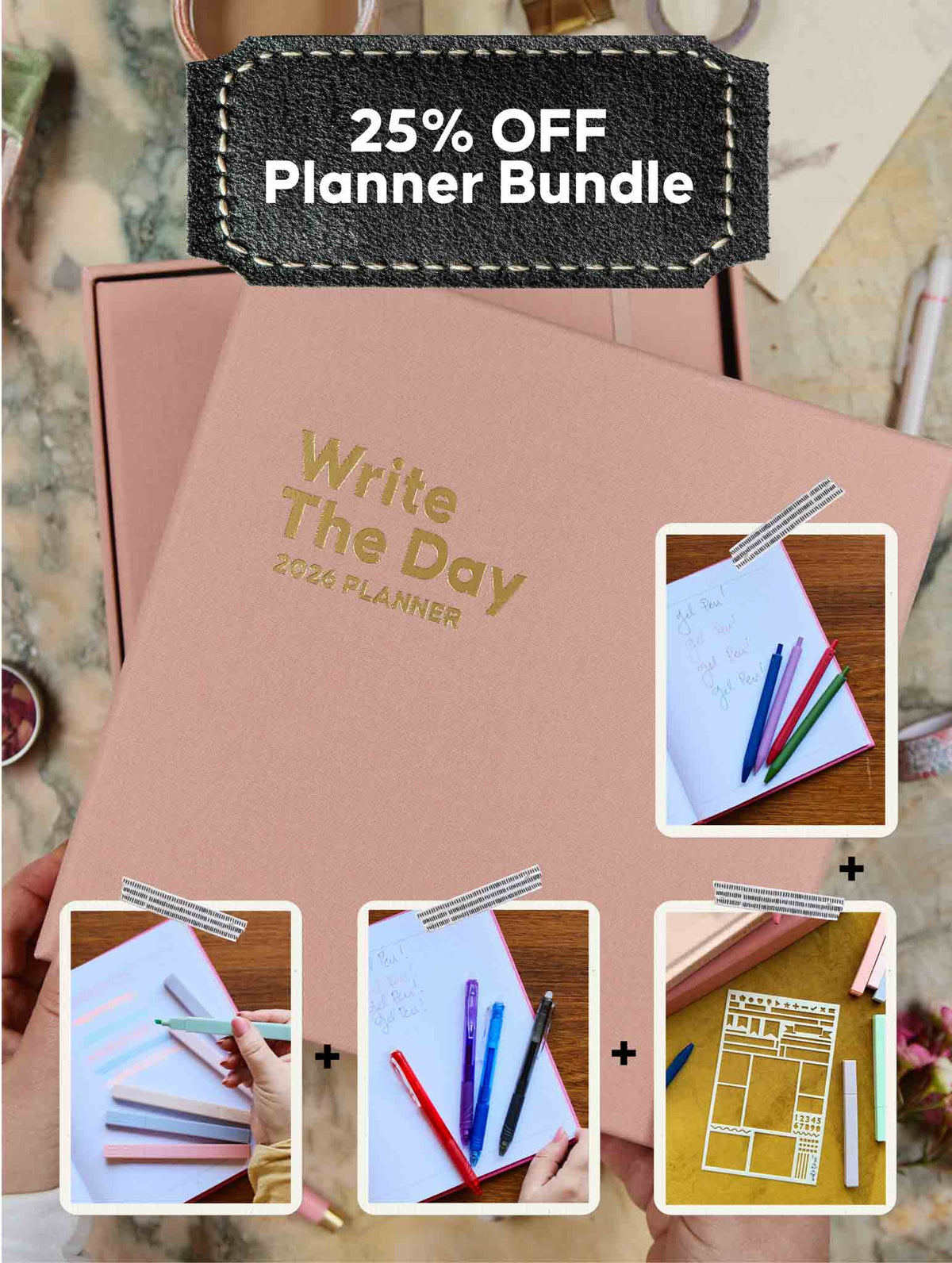 2026 Write The Day Planner Bundle. Shell