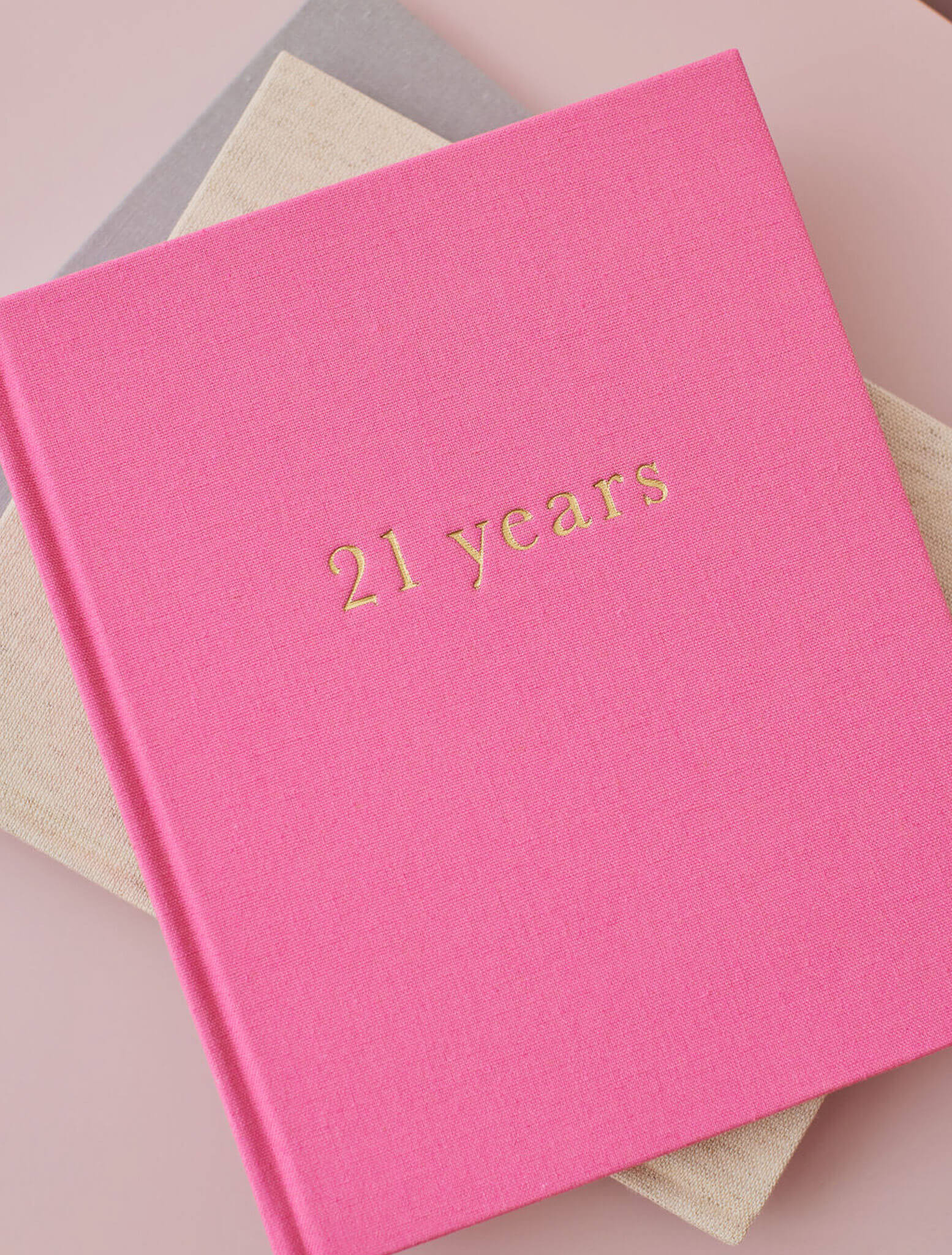 First 21 Years Journal Book - Pink - Write To Me AU