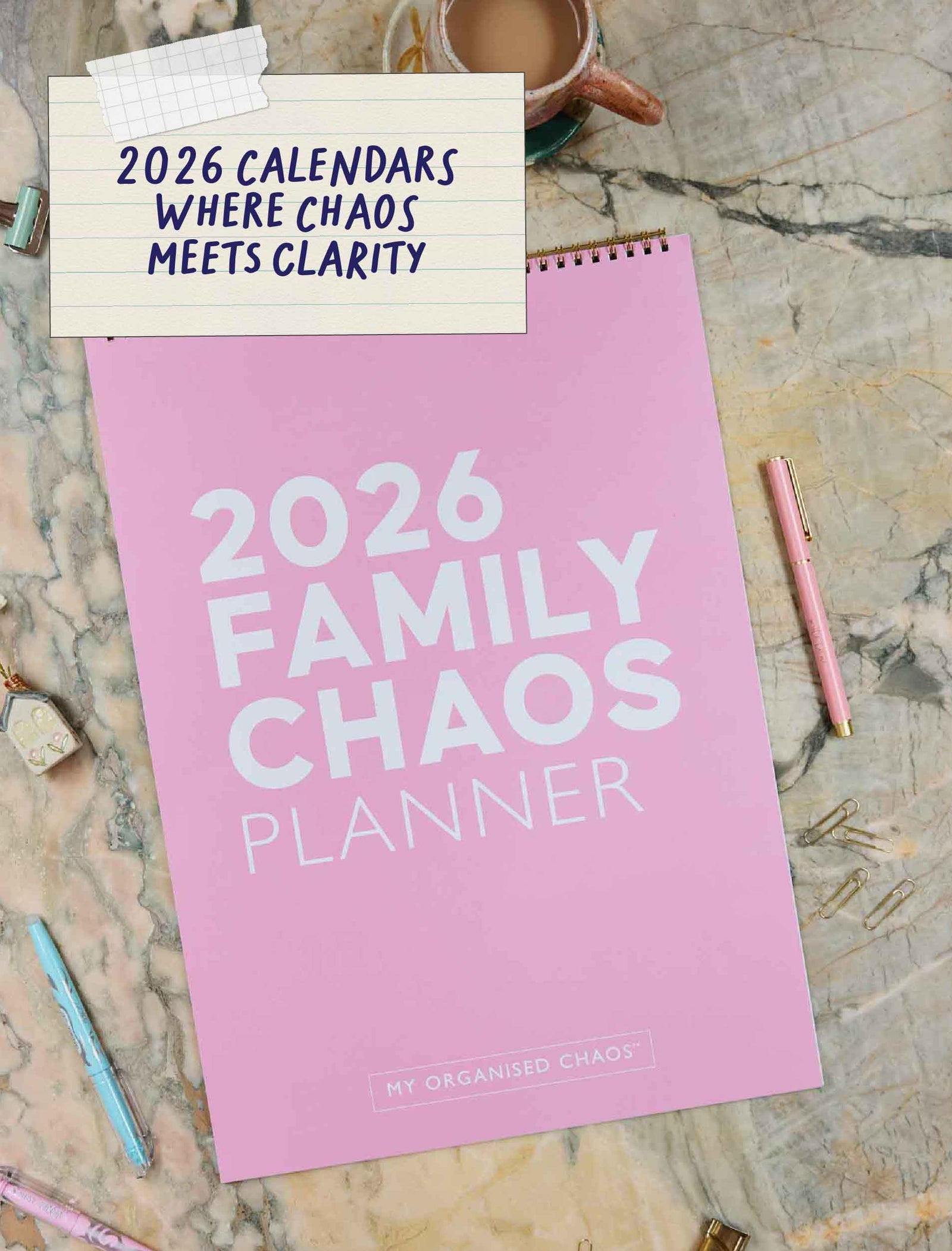 2026 Family Chaos Planner Calendar