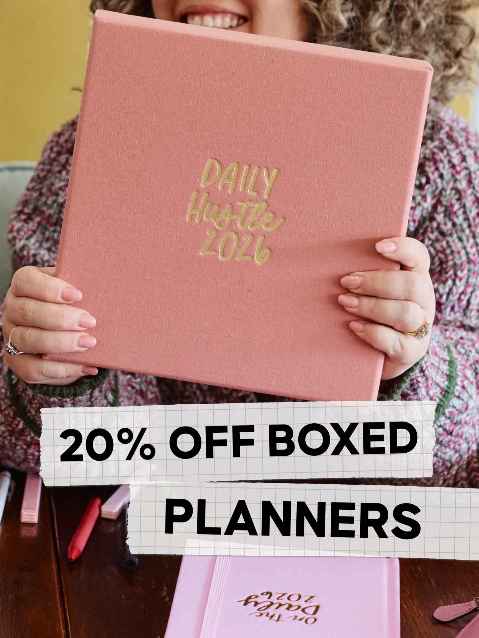 20% OFF PLANNERS