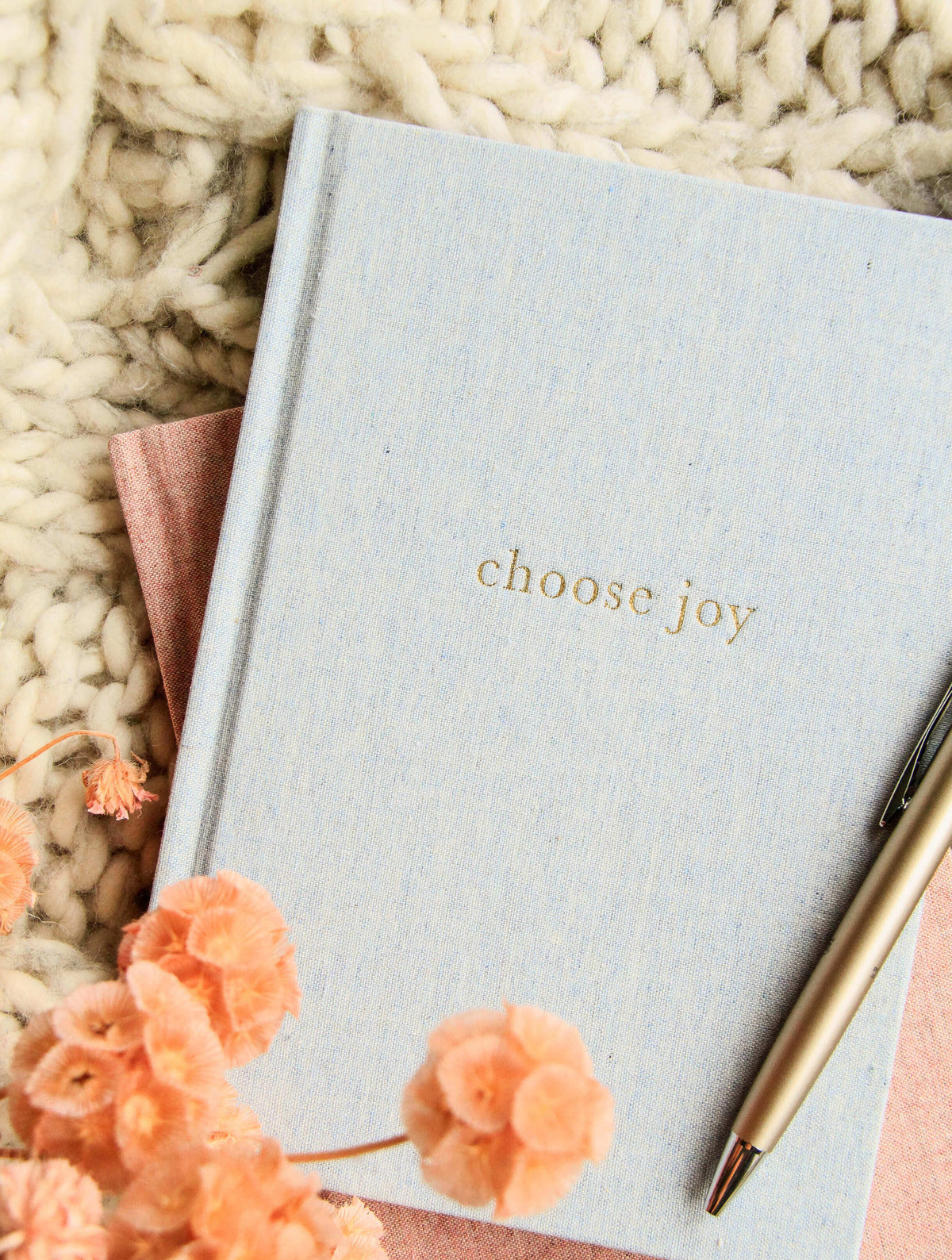Choose Joy. Sky Blue. Slightly Imperfect