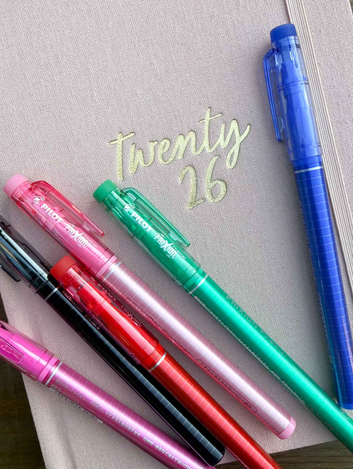 Pilot FriXion Erasable Fineliners. Assorted 6 Pack