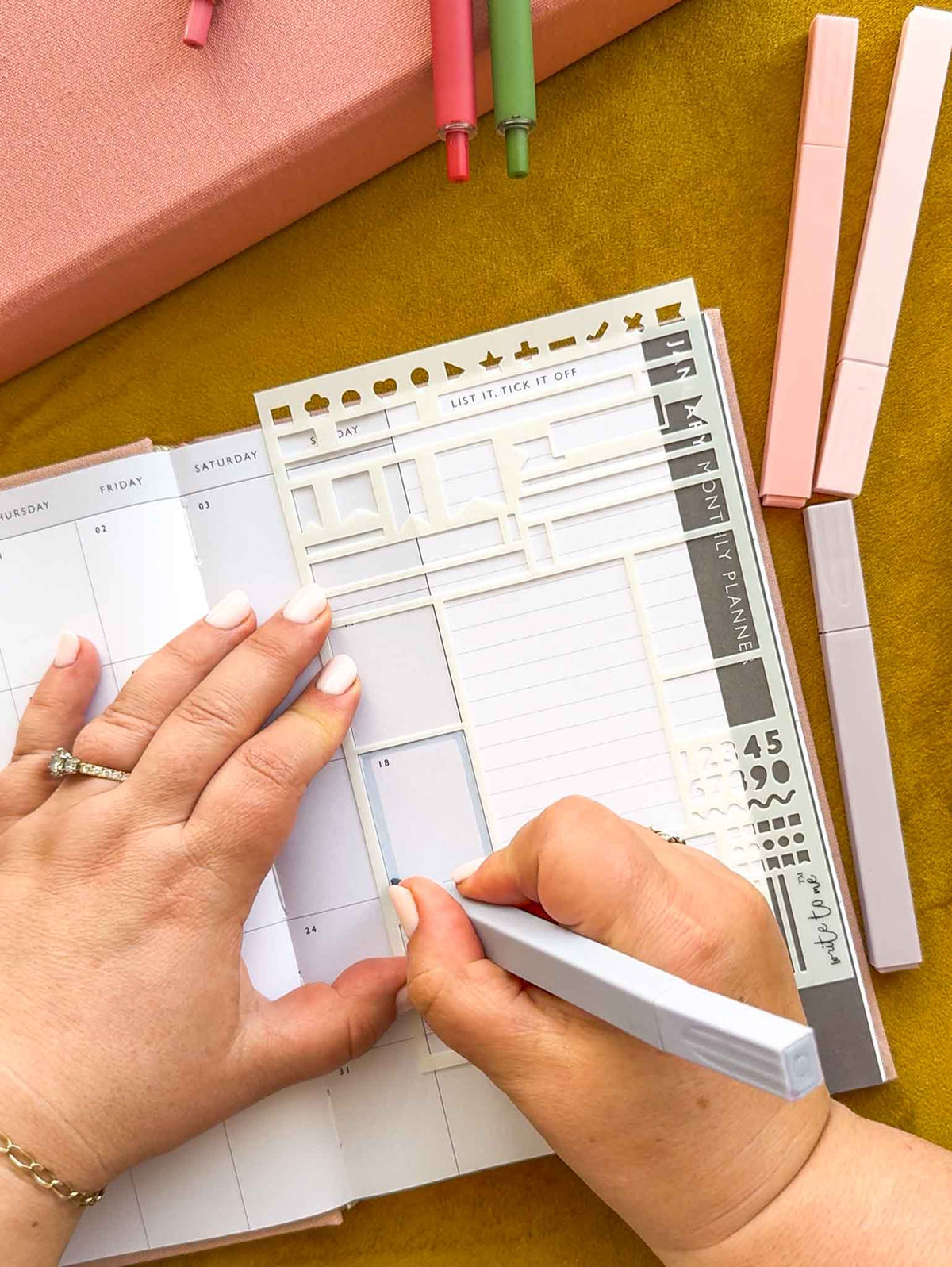 Planner Stencil