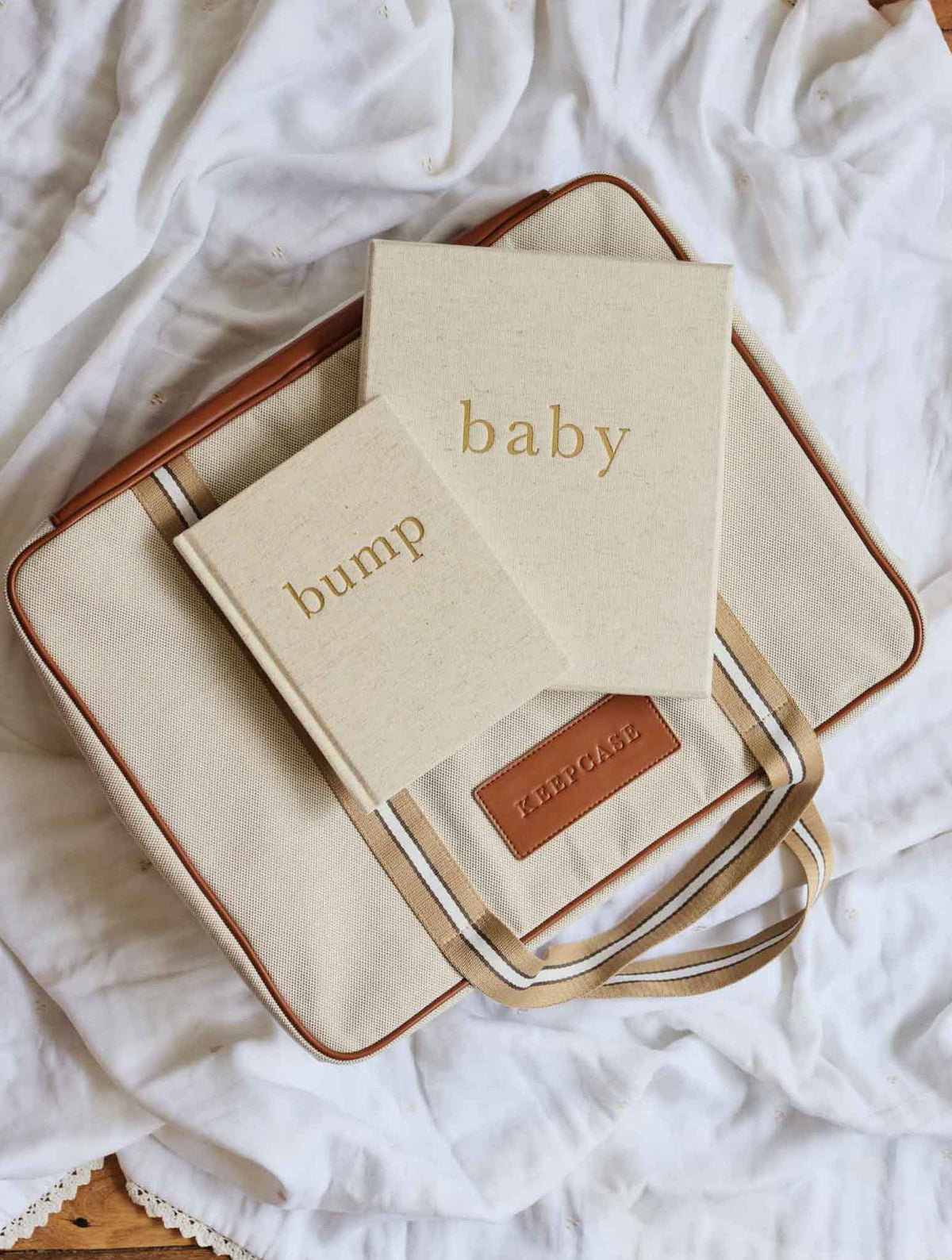 Keepcase, Bump + Baby First Year Oatmeal Bundle