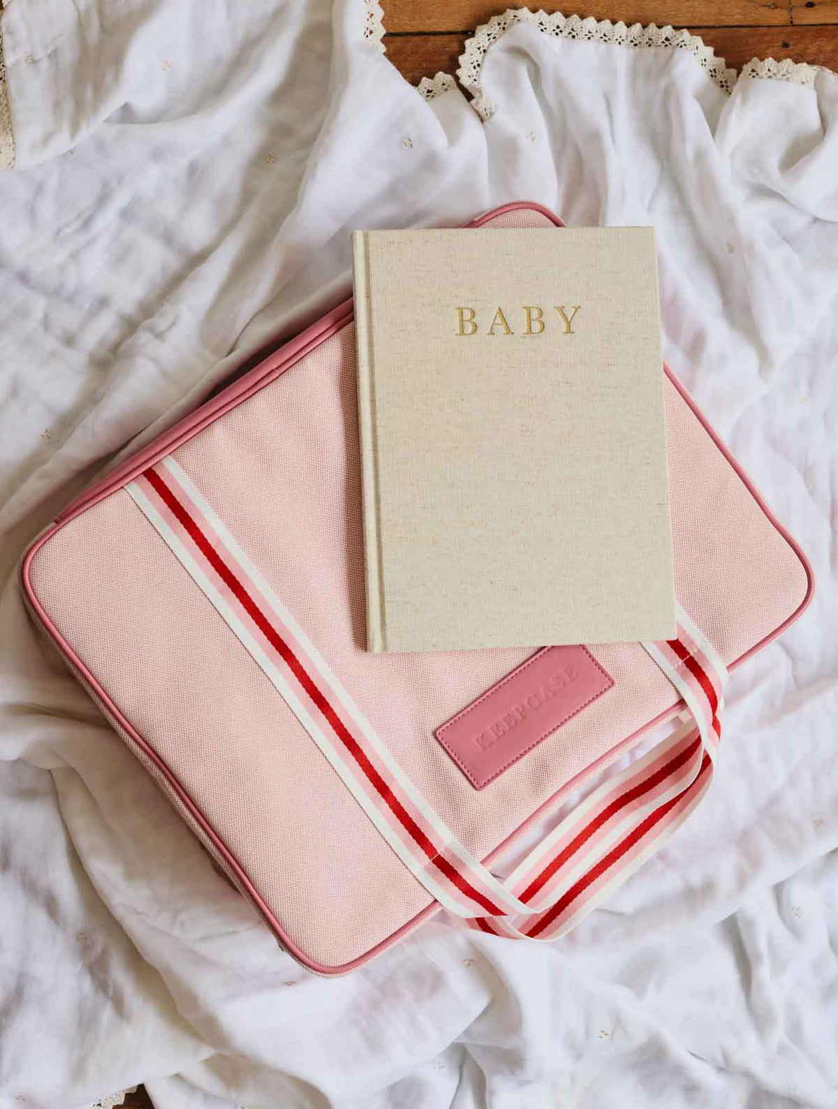 Keepcase Pink + Baby Birth To Five Years Oatmeal Bundle