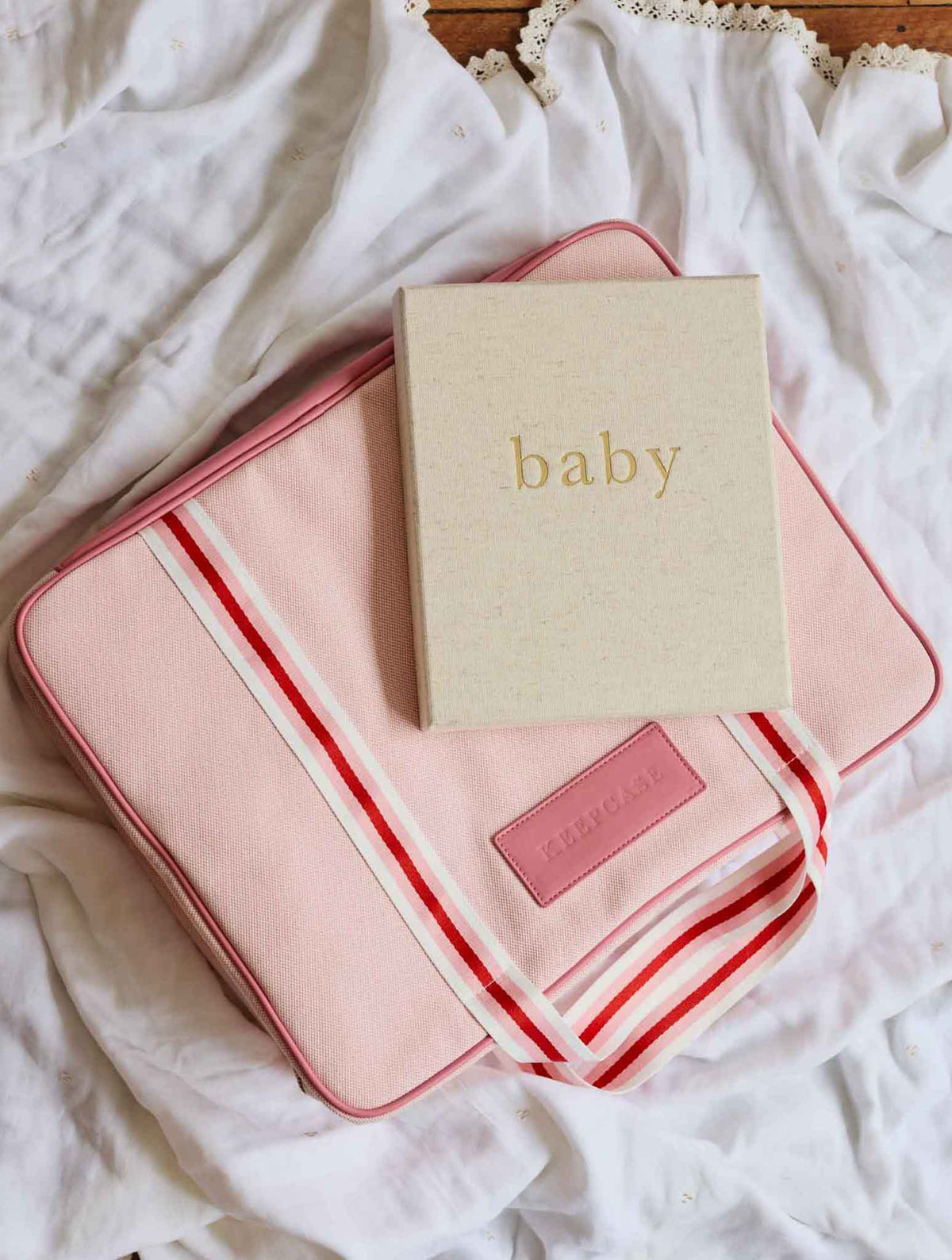 Keepcase Pink + Baby First Year Of You Oatmeal Bundle