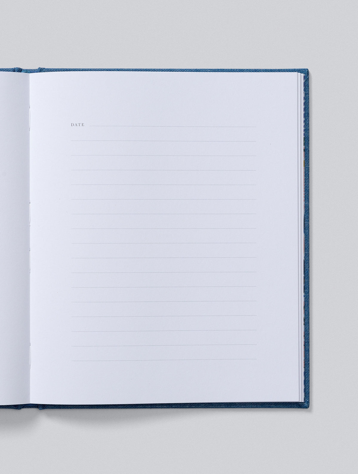 With My Mother. Denim Blue. Slightly Imperfect