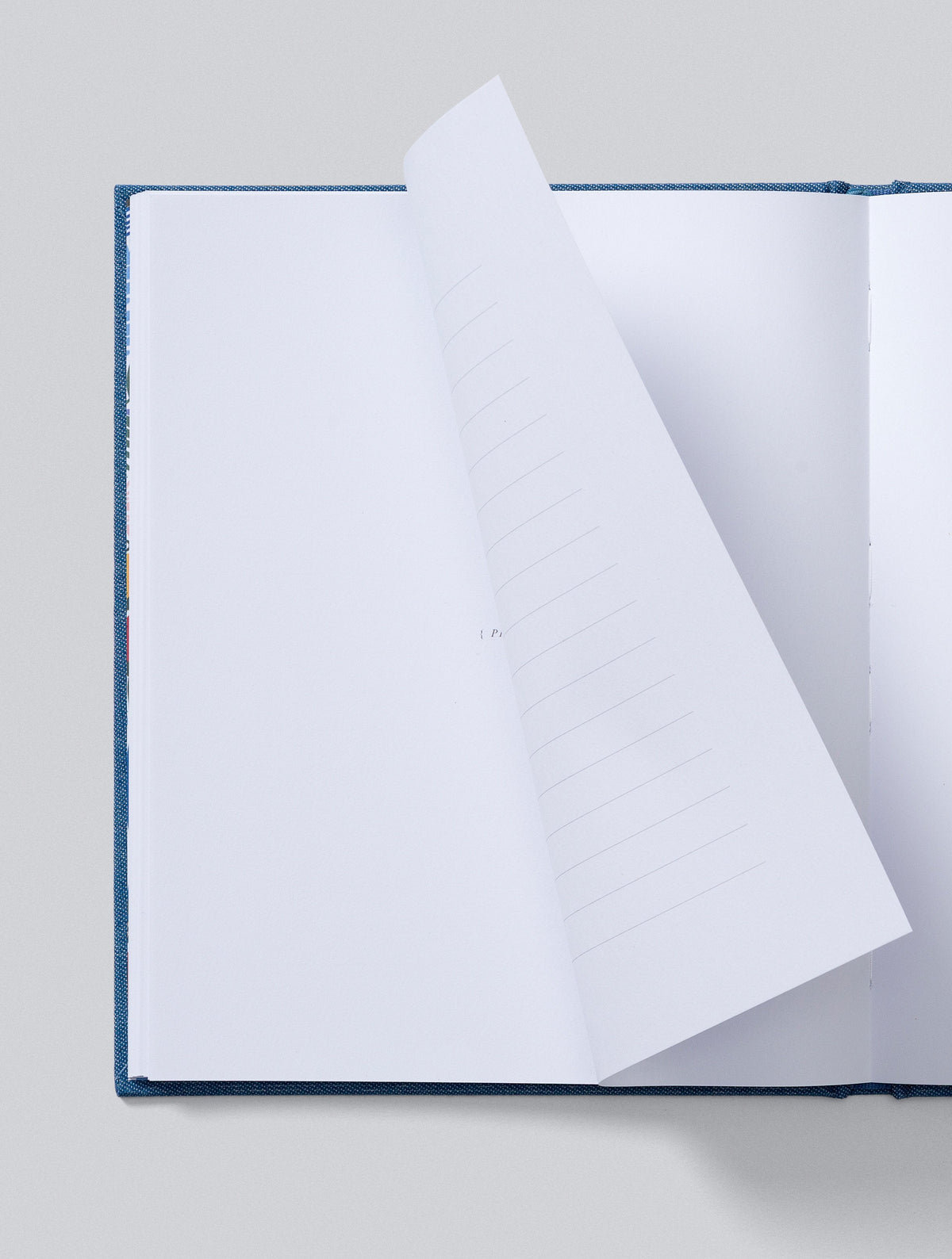 With My Mother. Denim Blue. Slightly Imperfect