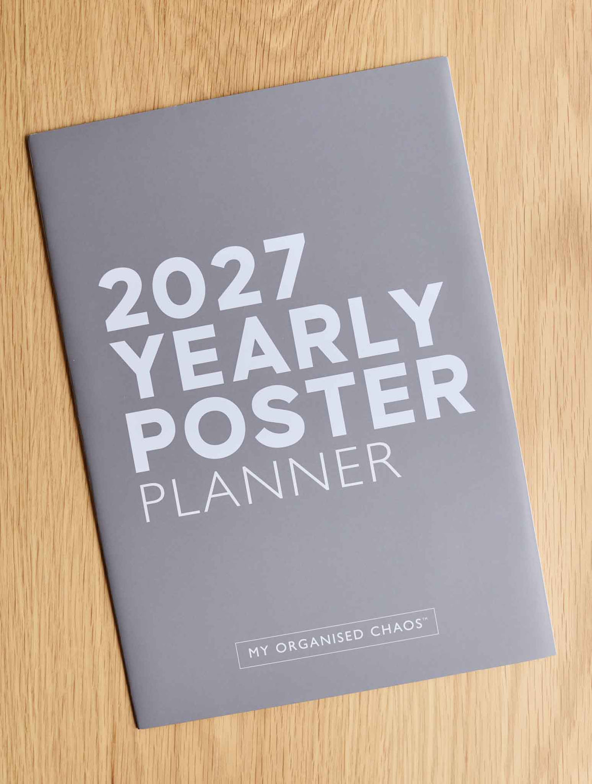 2027 Yearly Wall Planner. Preorder
