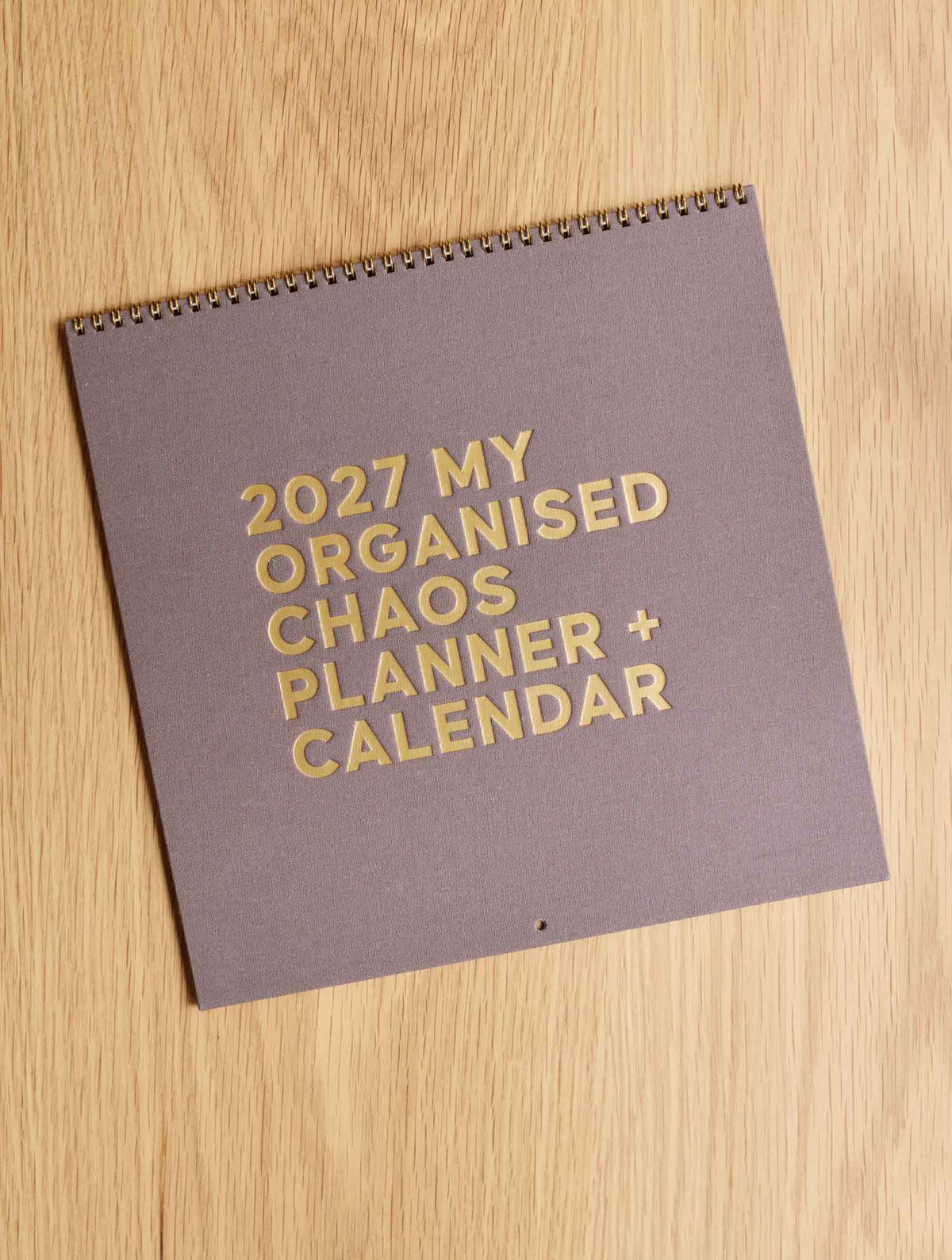 2027 Linen Planner & Calendar. Grey. Preorder