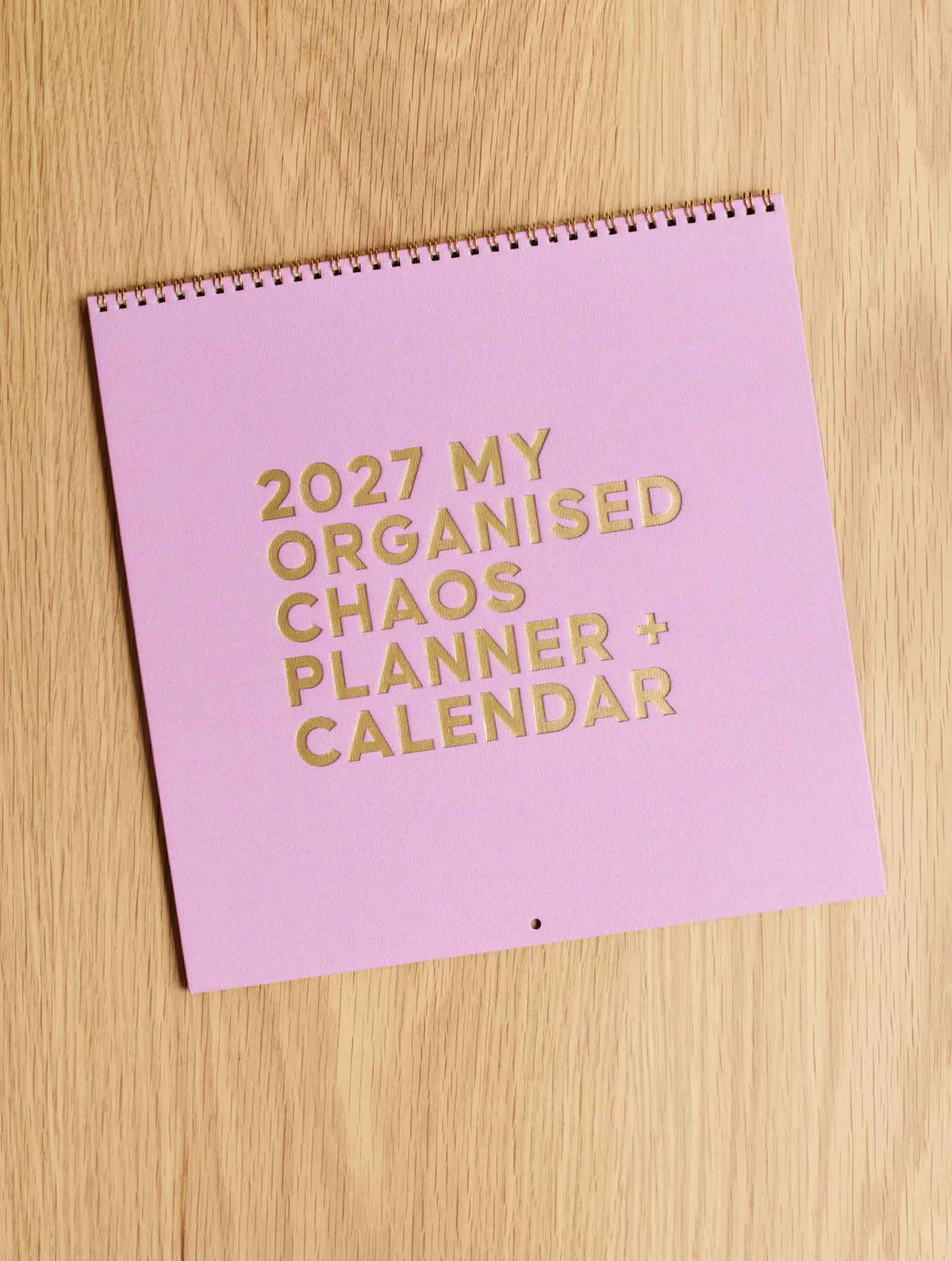 2027 Linen Planner & Calendar. Pink. Preorder