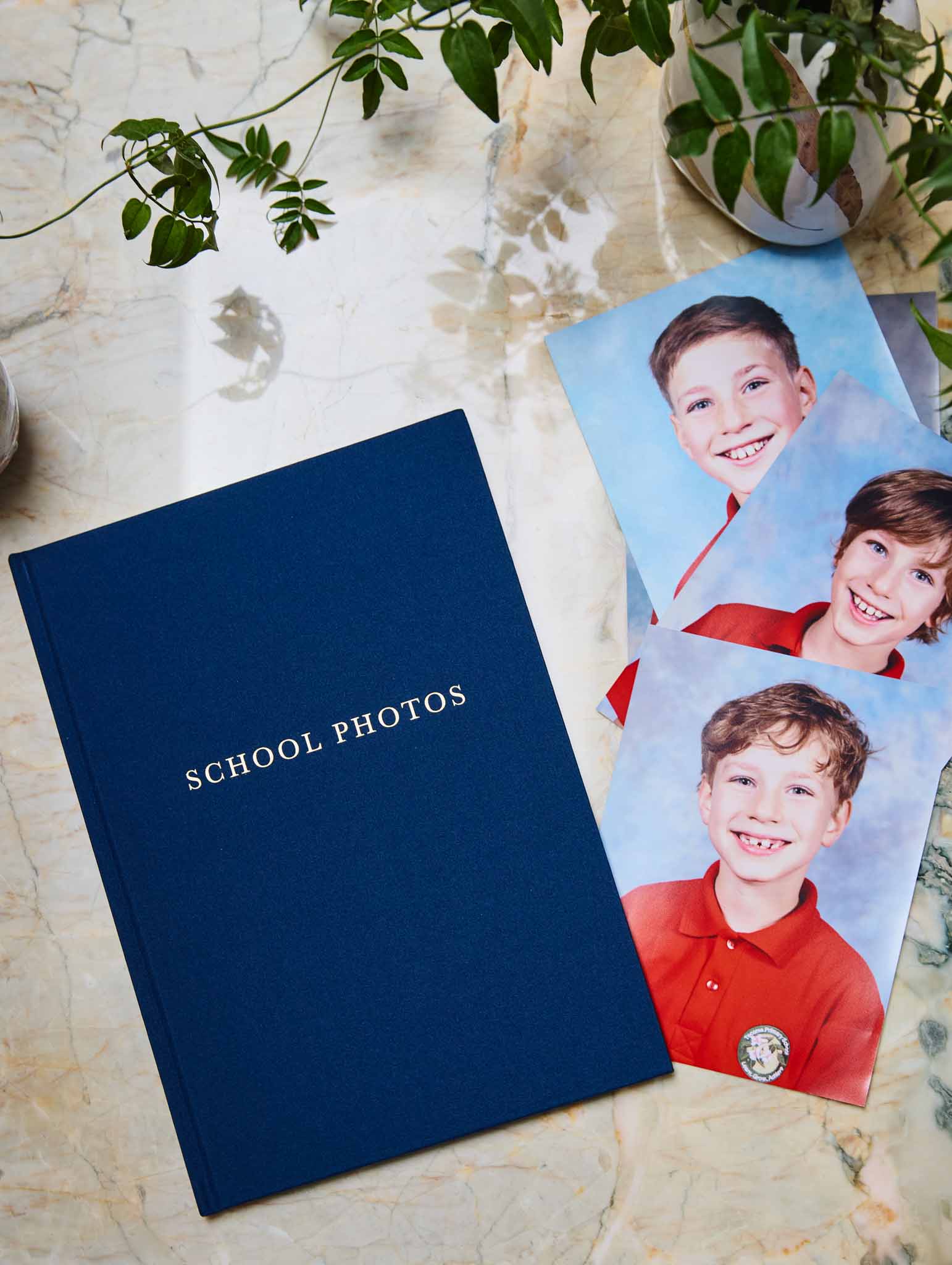 School Photos. Royal Blue