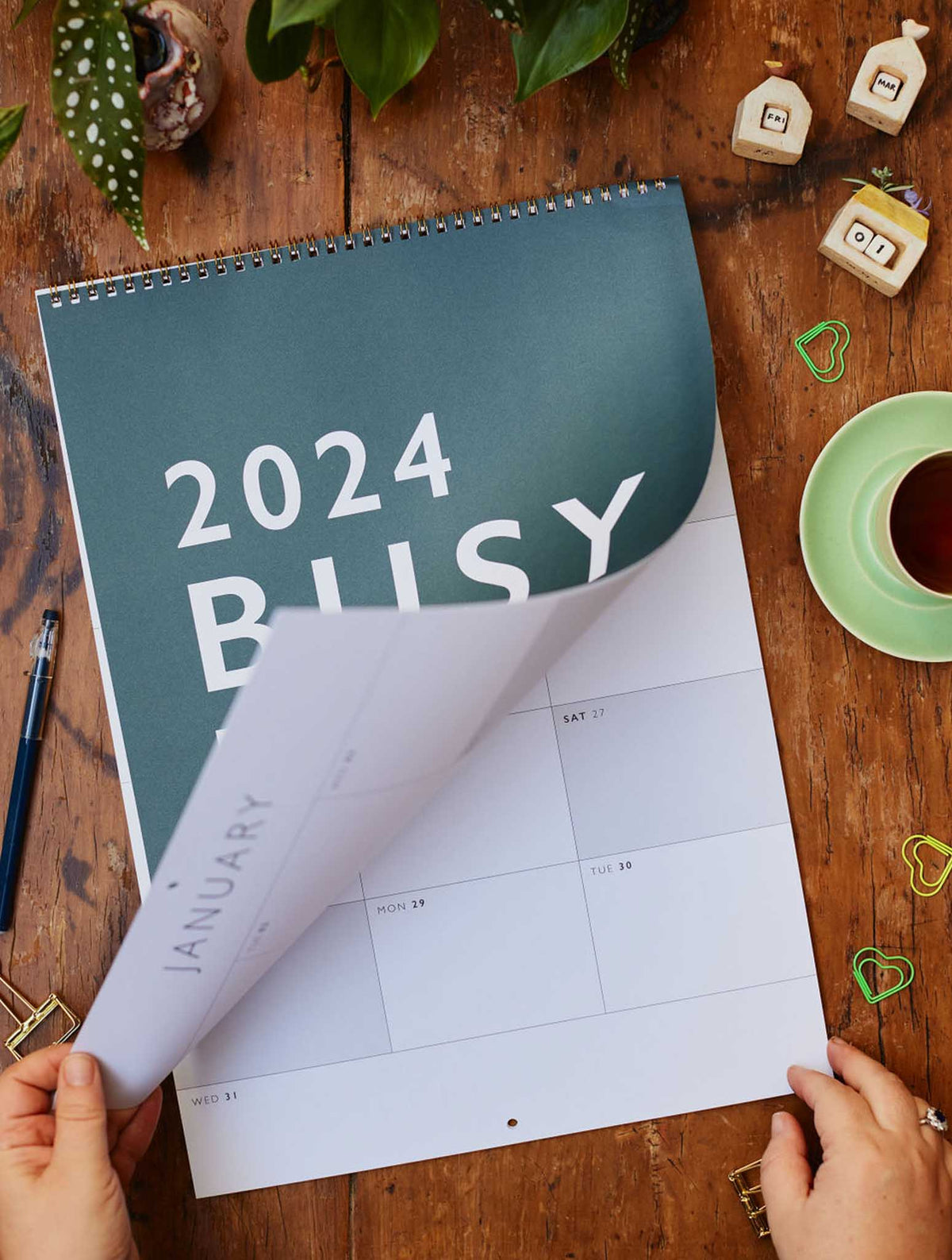 2024 Busy Big Box Wall Planner