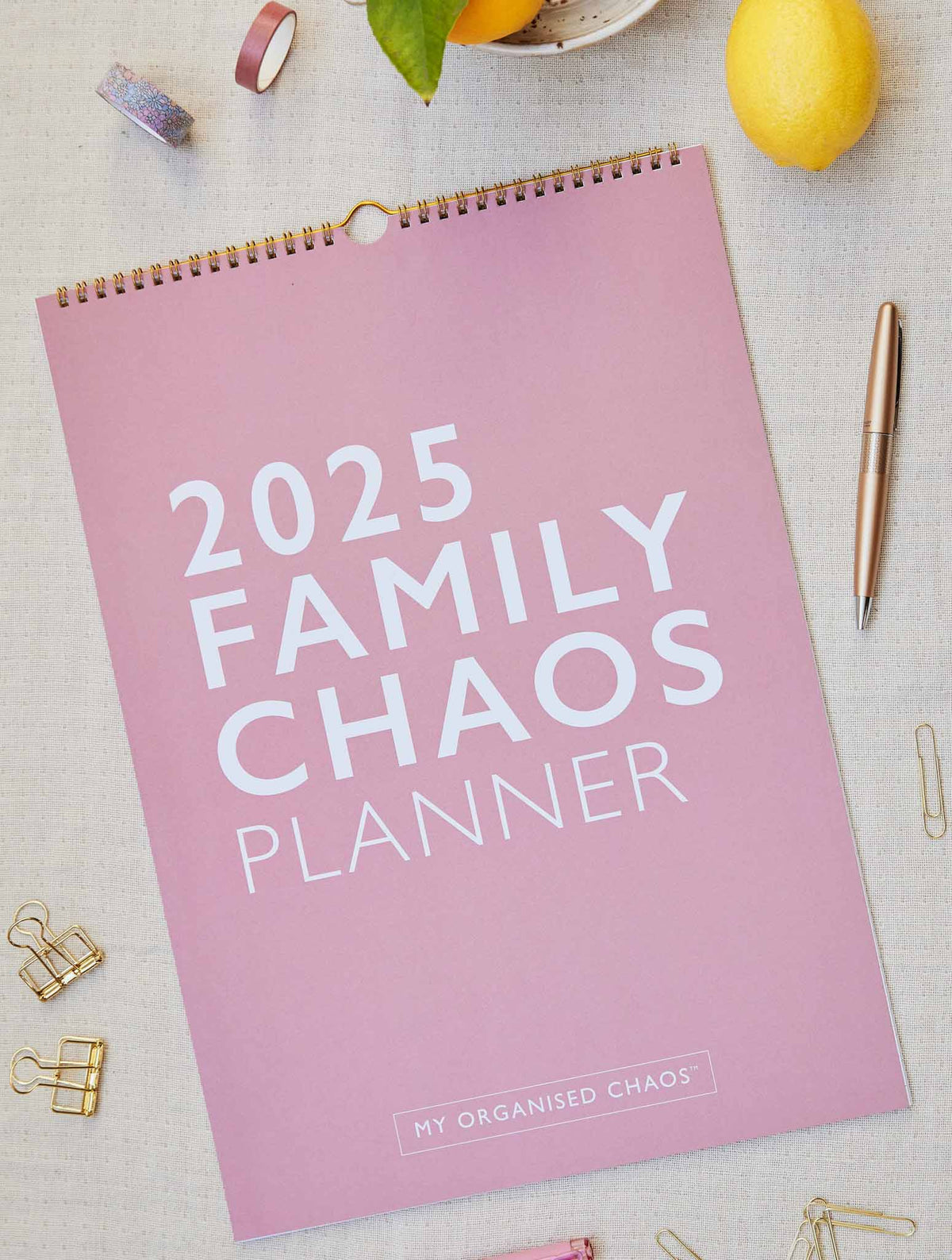 2025 Family Chaos + Weekly Planner Blush Bundle + FREE GIFT!