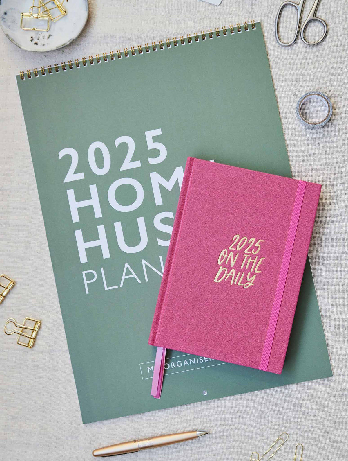 2025 Home Hustle + On The Daily Planner Bundle + FREE GIFT!