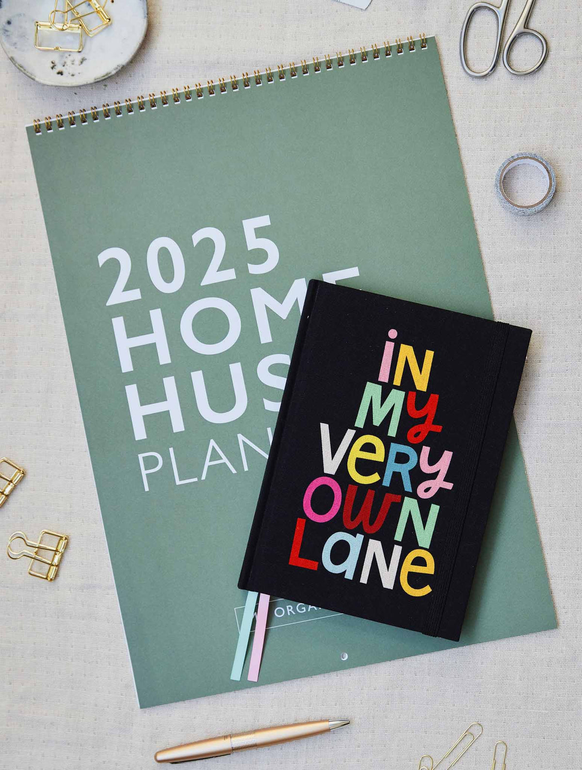 2025 Home Hustle + Weekly Planner In My Lane Bundle + FREE GIFT!