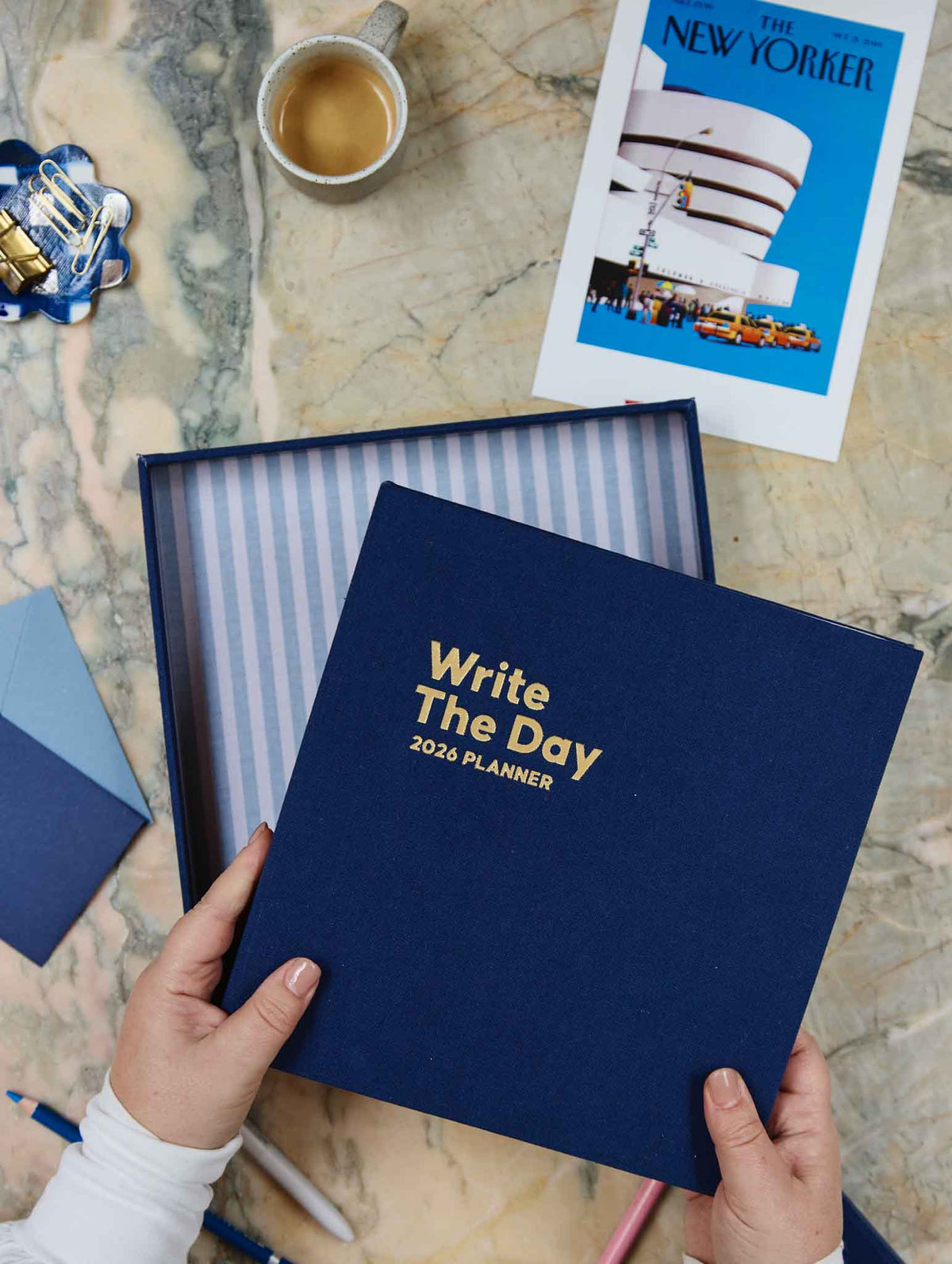 2026 Write The Day Planner. Navy. Preorder