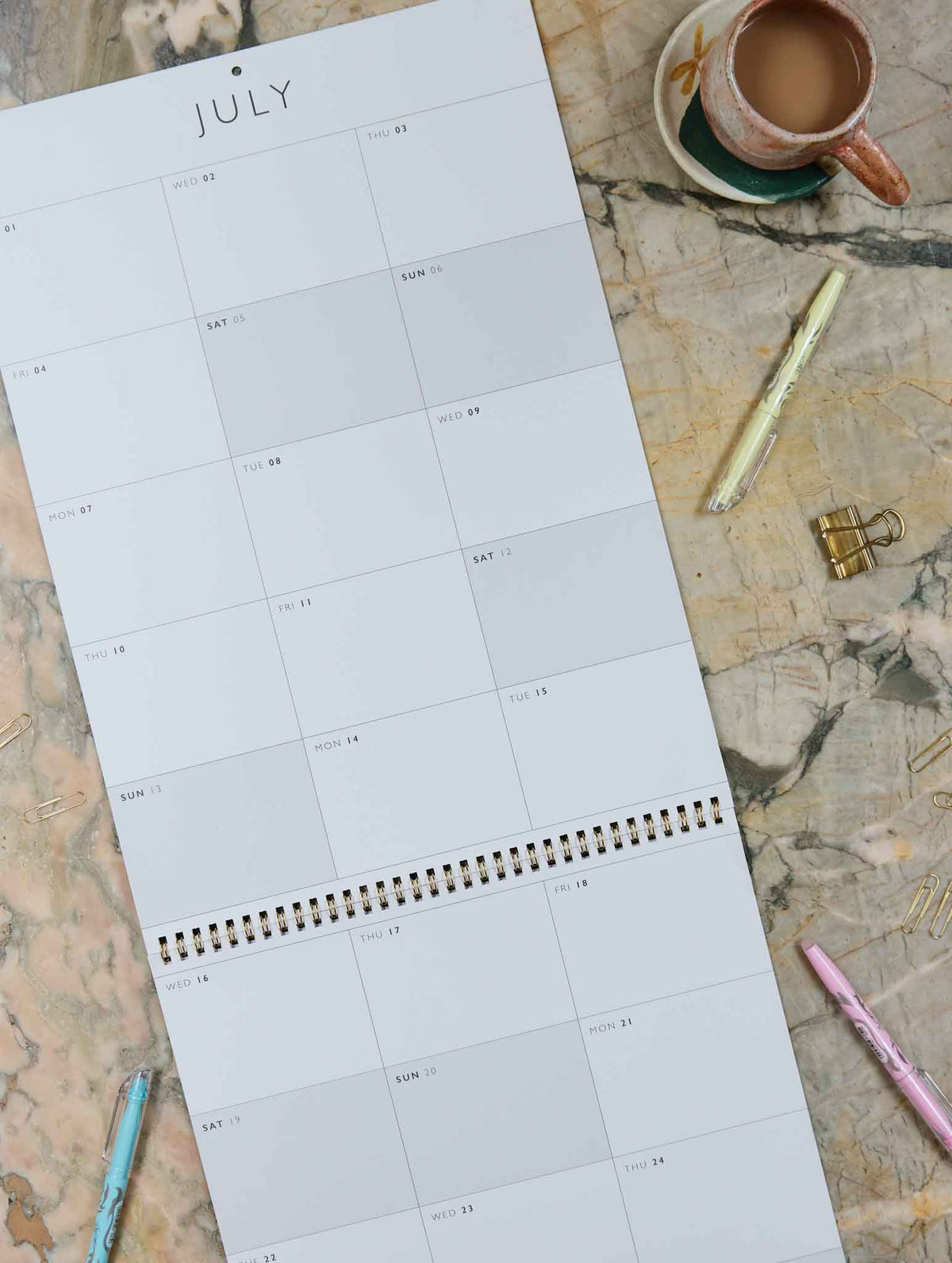 2026 Big Box Wall Planner + Daily Hustle Pistachio Bundle