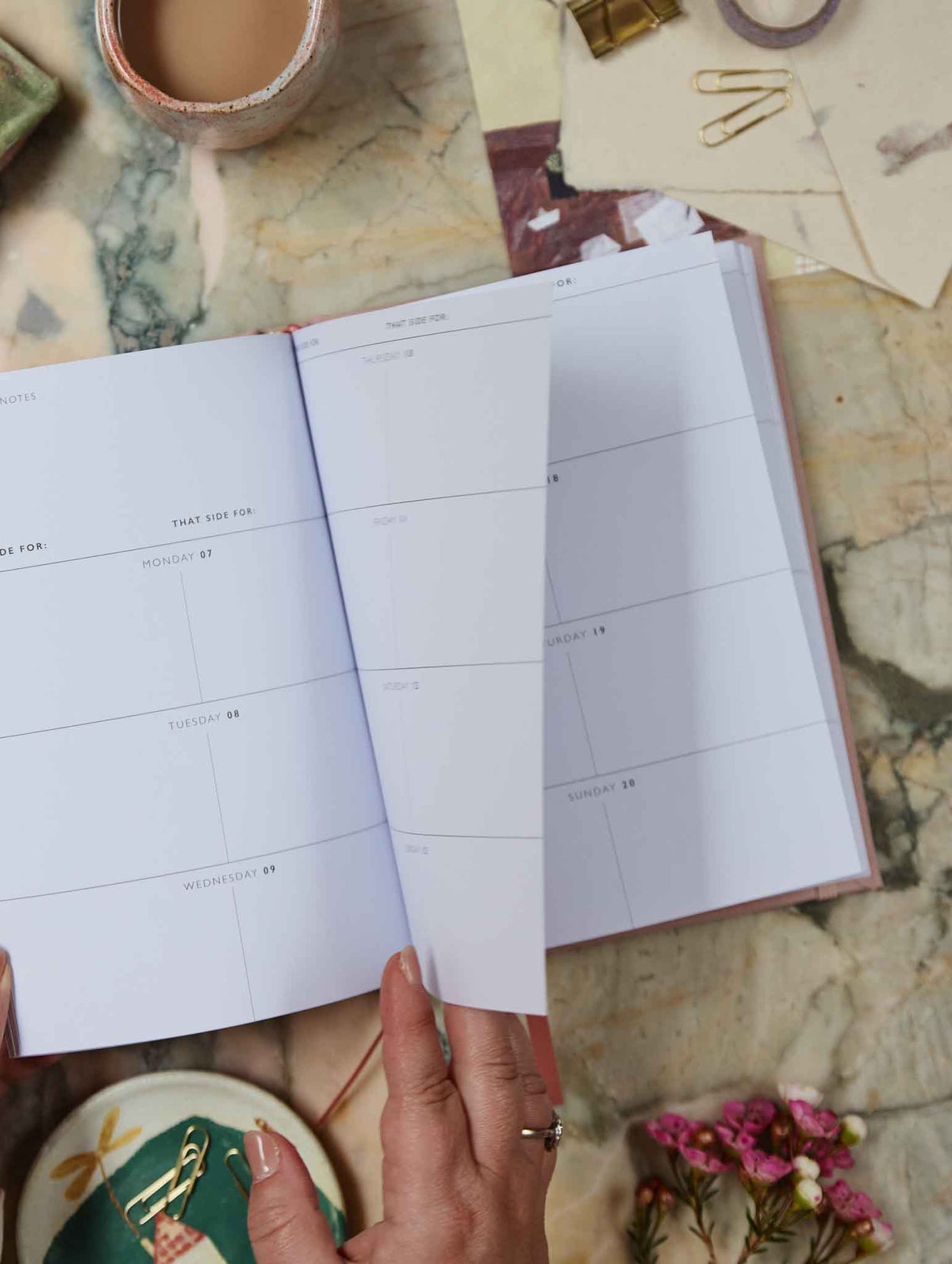 2026 Weekly Planner. Blush. Preorder