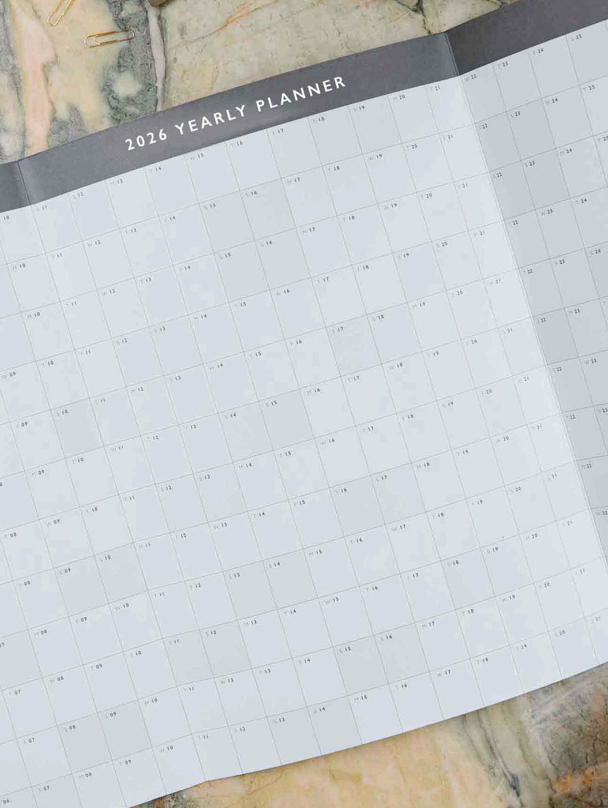 2026 Yearly Wall Planner. Preorder