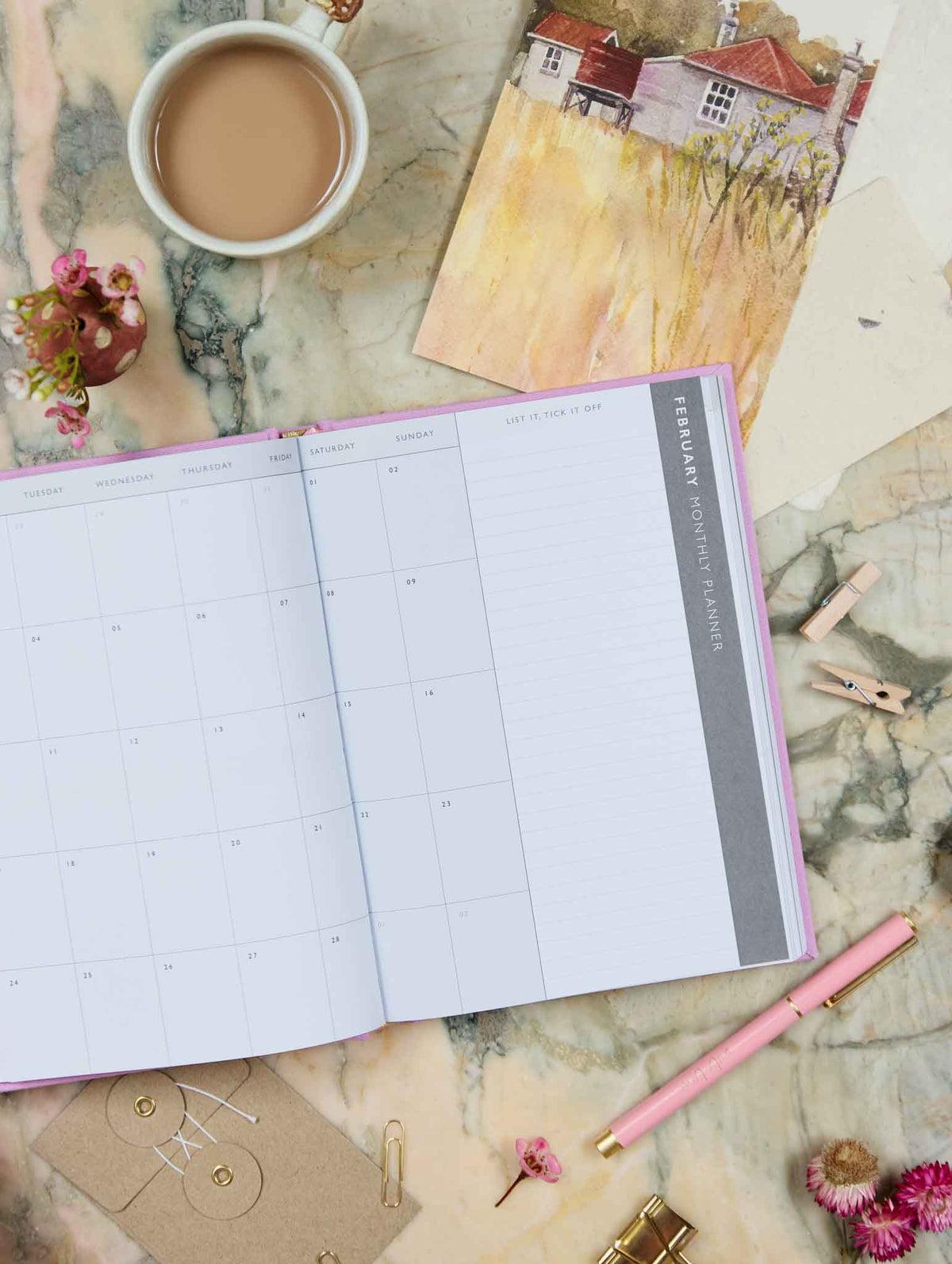 2026 On The Daily Planner. Sorbet. Preorder