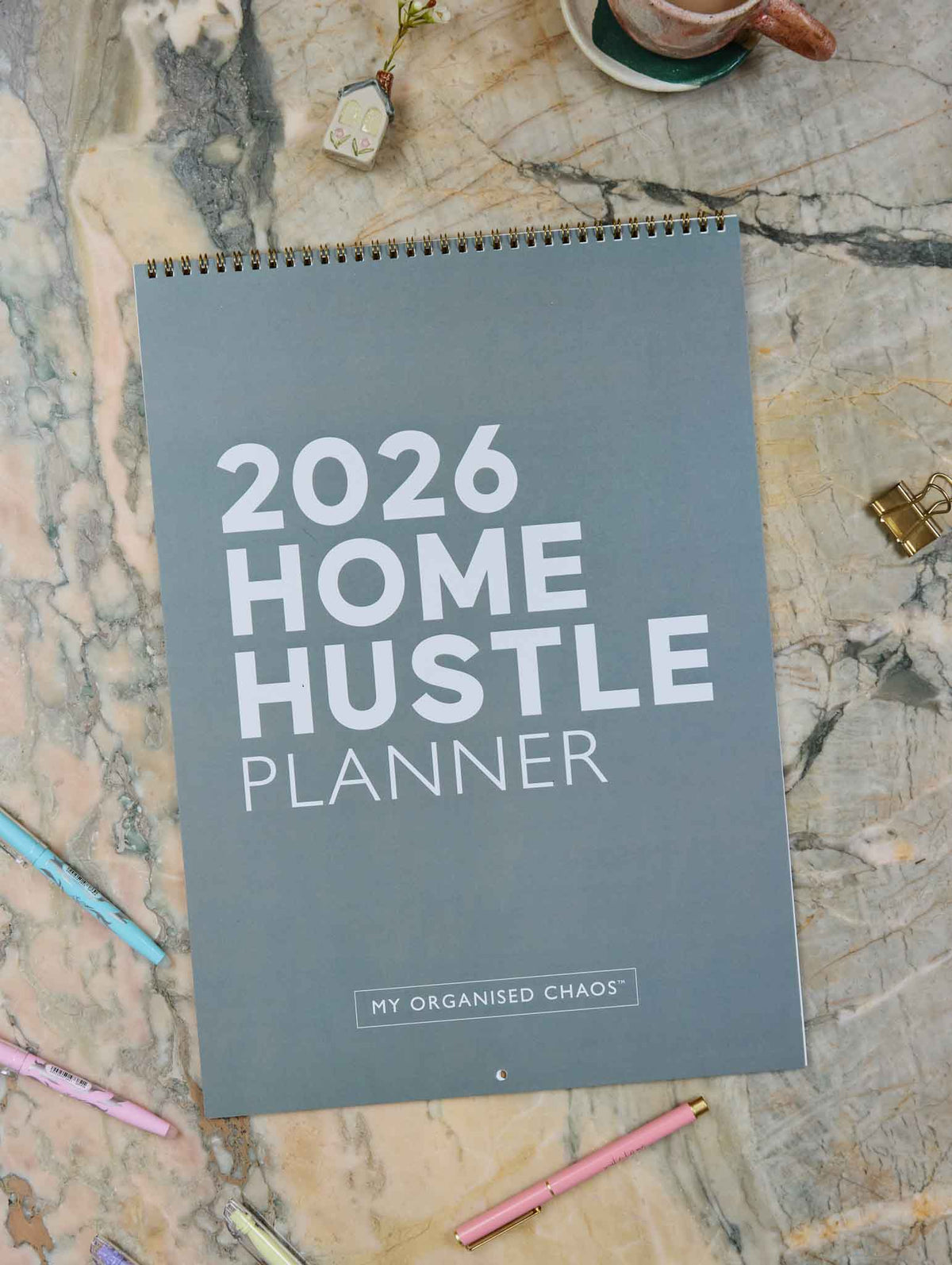 2026 Home Hustle Planner + Weekly Planner Flowers Bundle