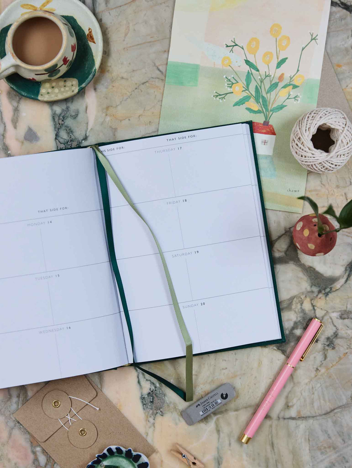 2026 Weekly Planner. Fern. Preorder