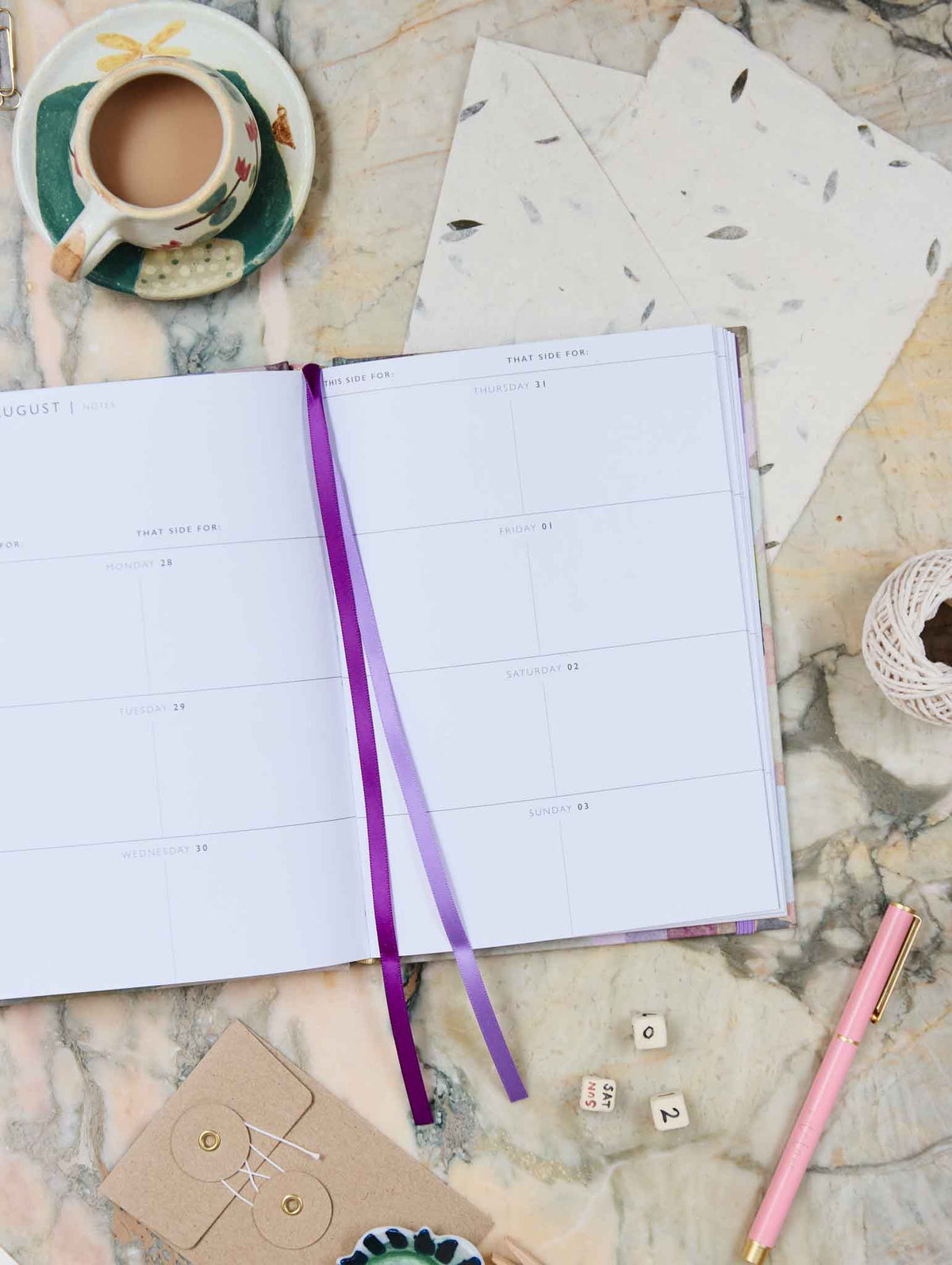 2026 Weekly Planner. Flowers. Preorder