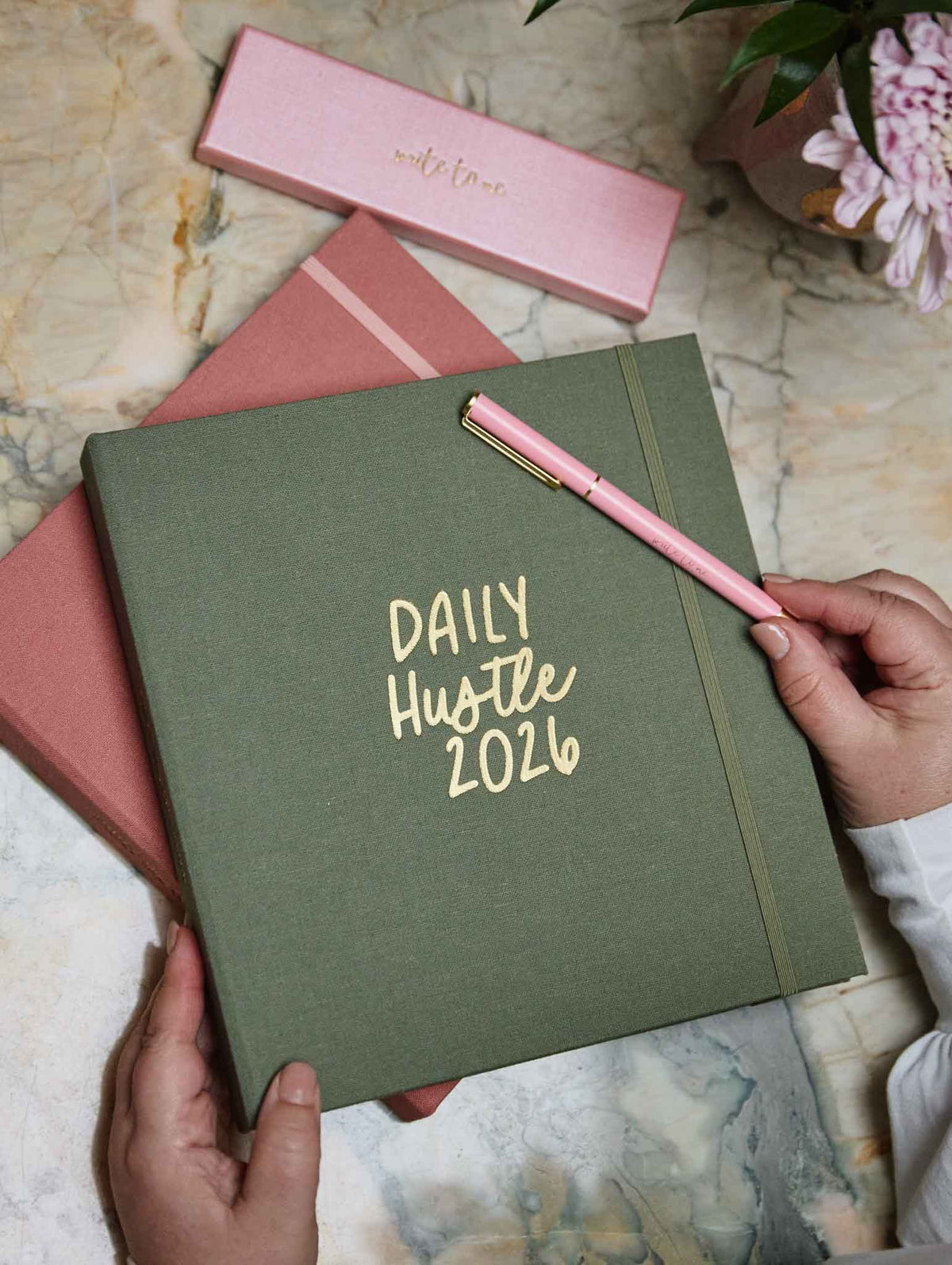 2026 Daily Hustle Planner. Pistachio. Preorder