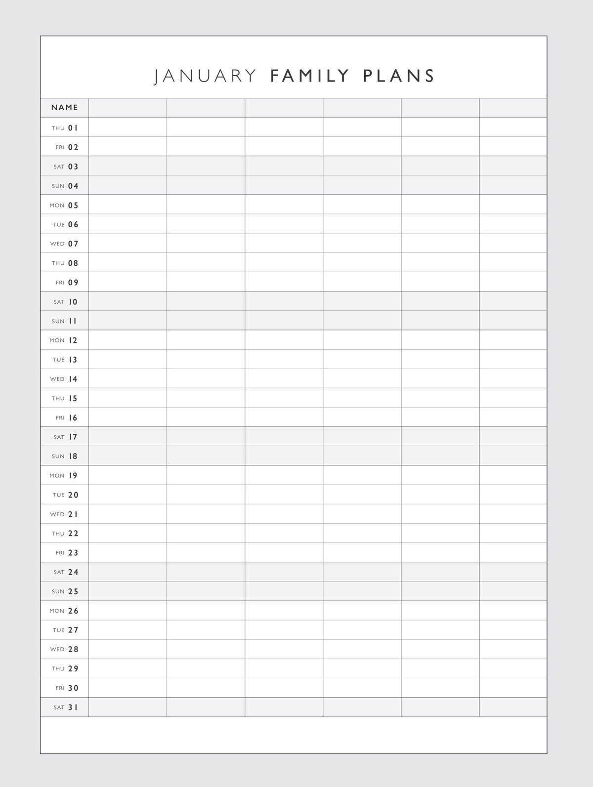 2026 Home Hustle Planner + Weekly Planner Fern Bundle