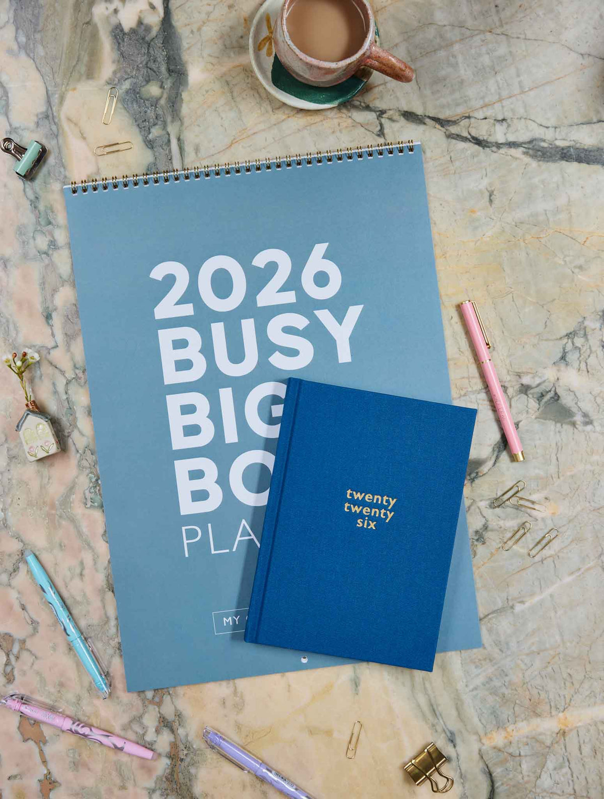 2026 Big Box Wall Planner + Weekly Planner Sky Bundle