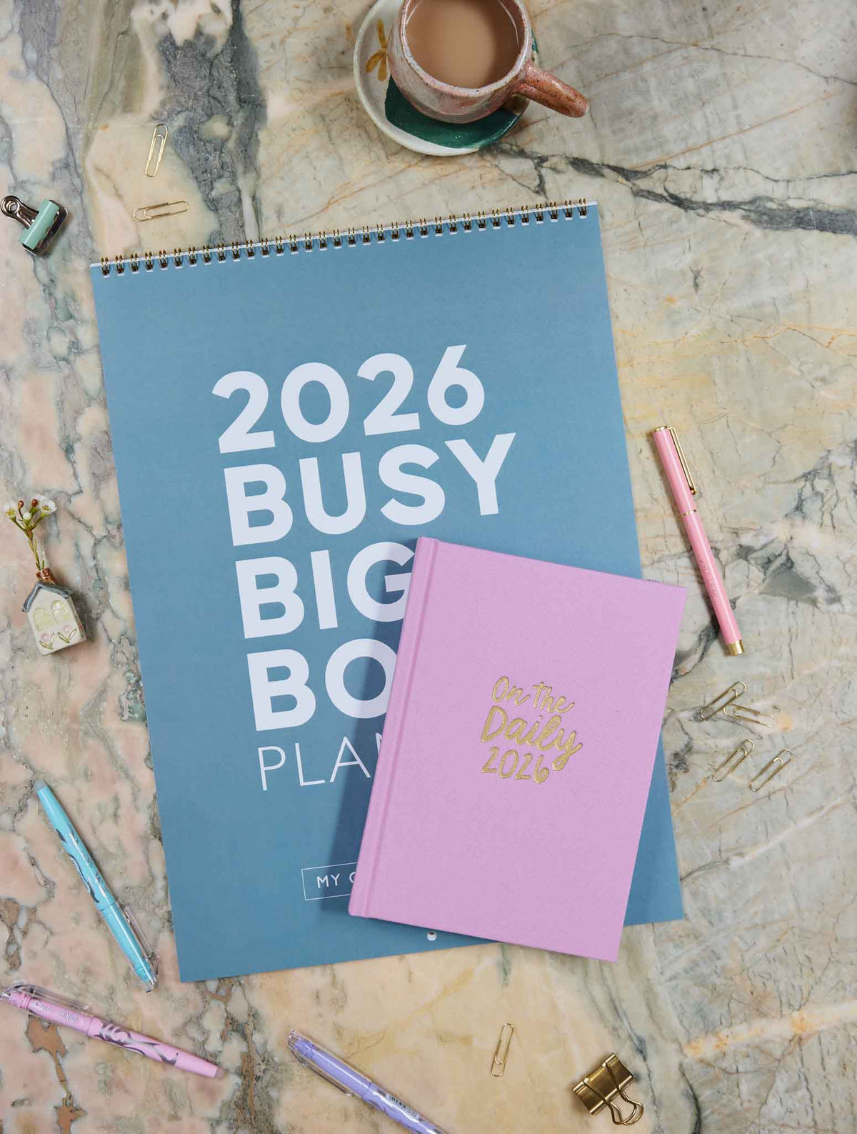 2026 Big Box Wall Planner + On The Daily Planner Sorbet Bundle
